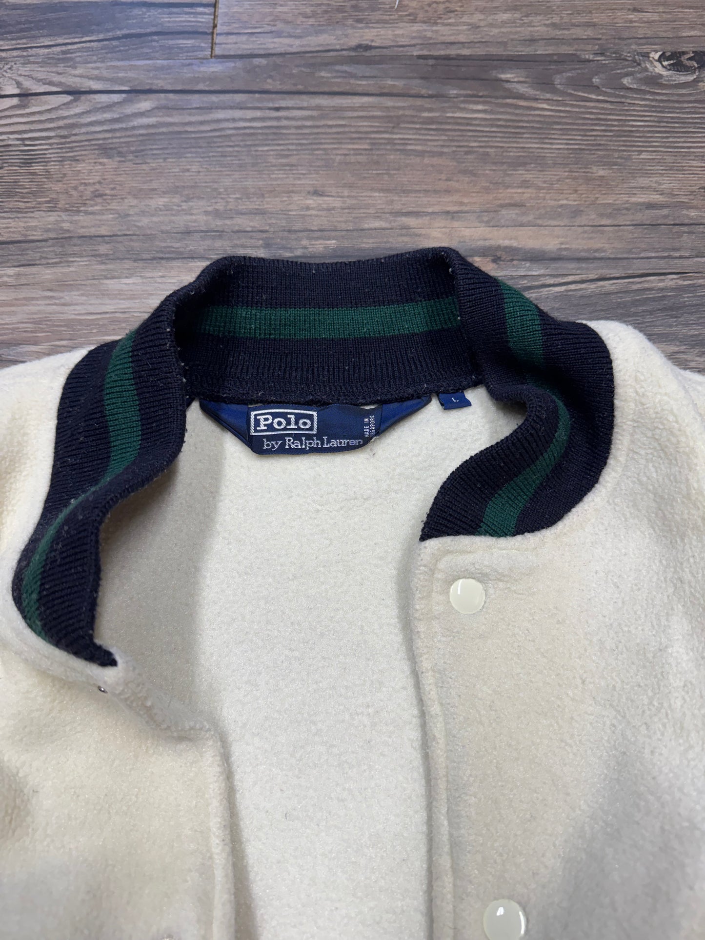 POLO RALPH LAUREN TENNIS VARSITY JACKET (L)