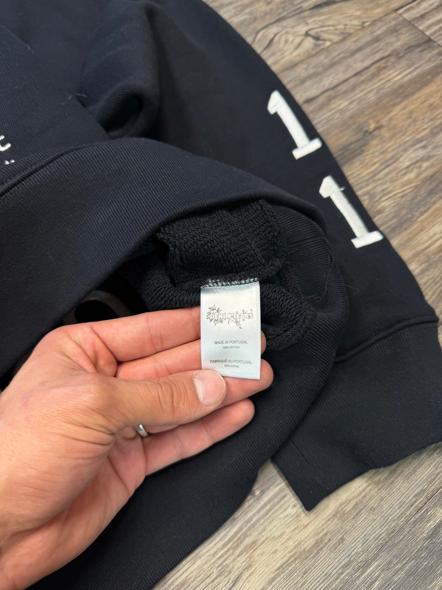 DENIM TEARS X CPFM SMILEY HOODED SWEATSHIRT (XL)