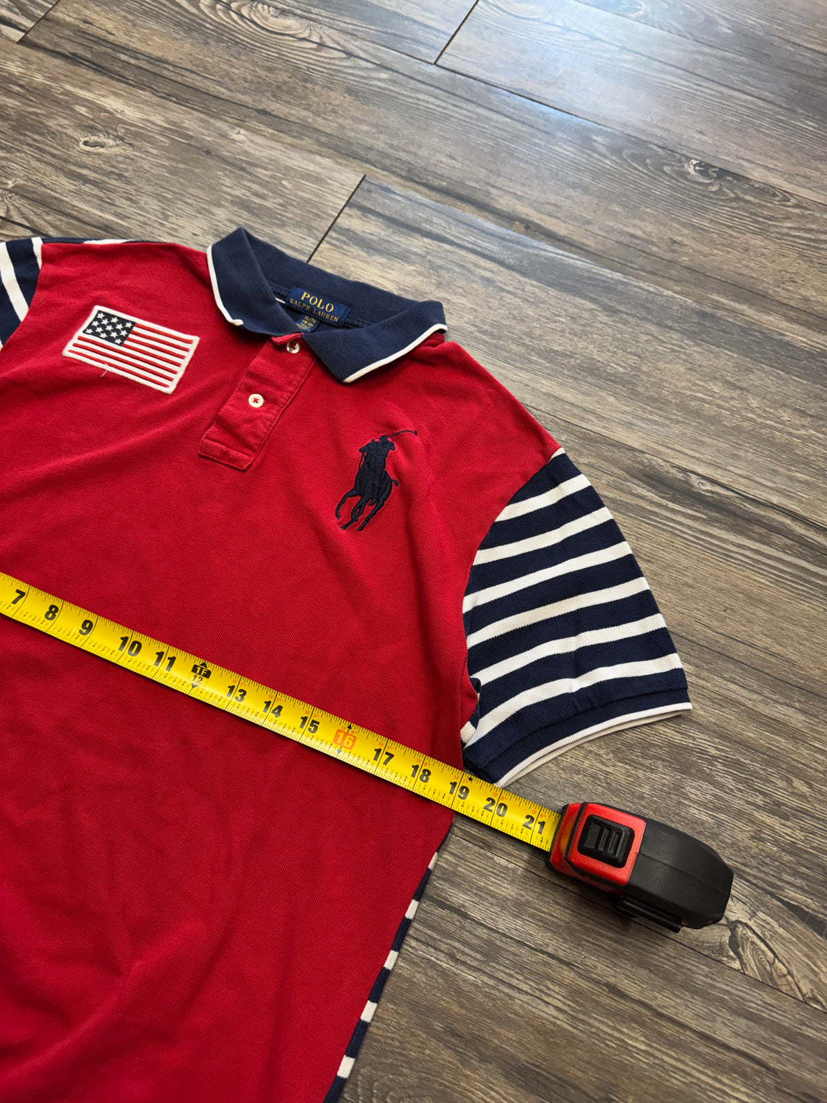 POLO RALPH LAUREN USA STRIPED BIG PONY (S)