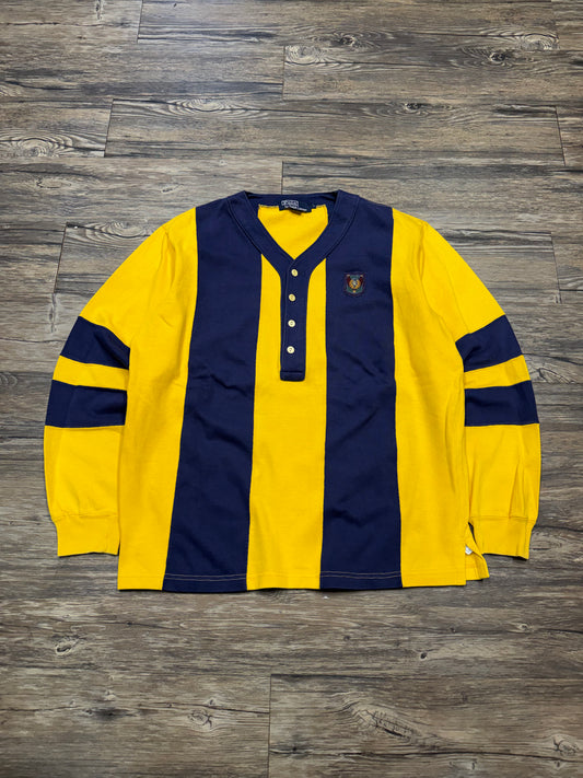 POLO RALPH LAUREN RUGBY HENLY SWEATER (L)