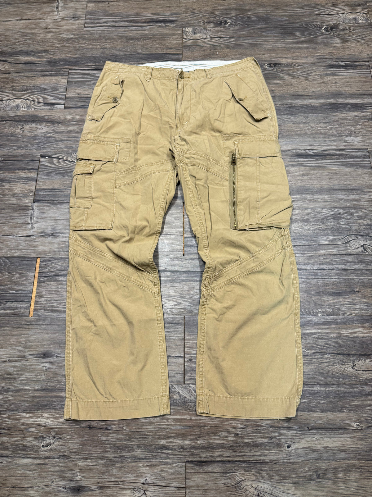 POLO RALPH LAUREN 90s MILITARY SURPLUS PARATROOPER CARGO PANTS (36)