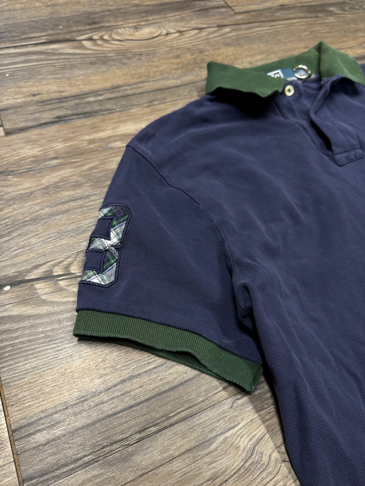 POLO RALPH LAUREN PLAID 3 BIG PONY POLO (M)