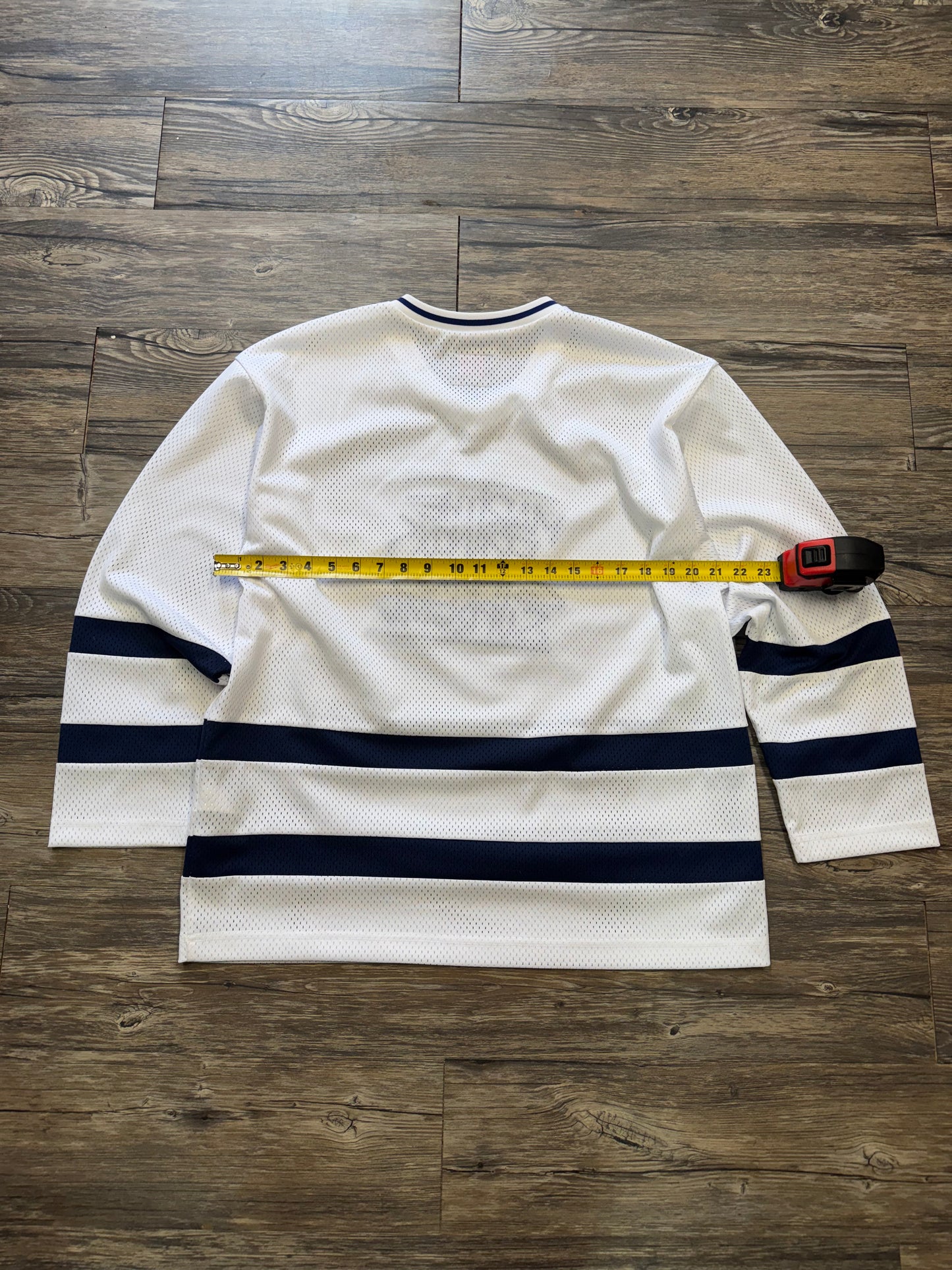 SUPREME X MARITHE FRANCIOS GIRBAUD STRIPED HOCKEY JERSEY (S)