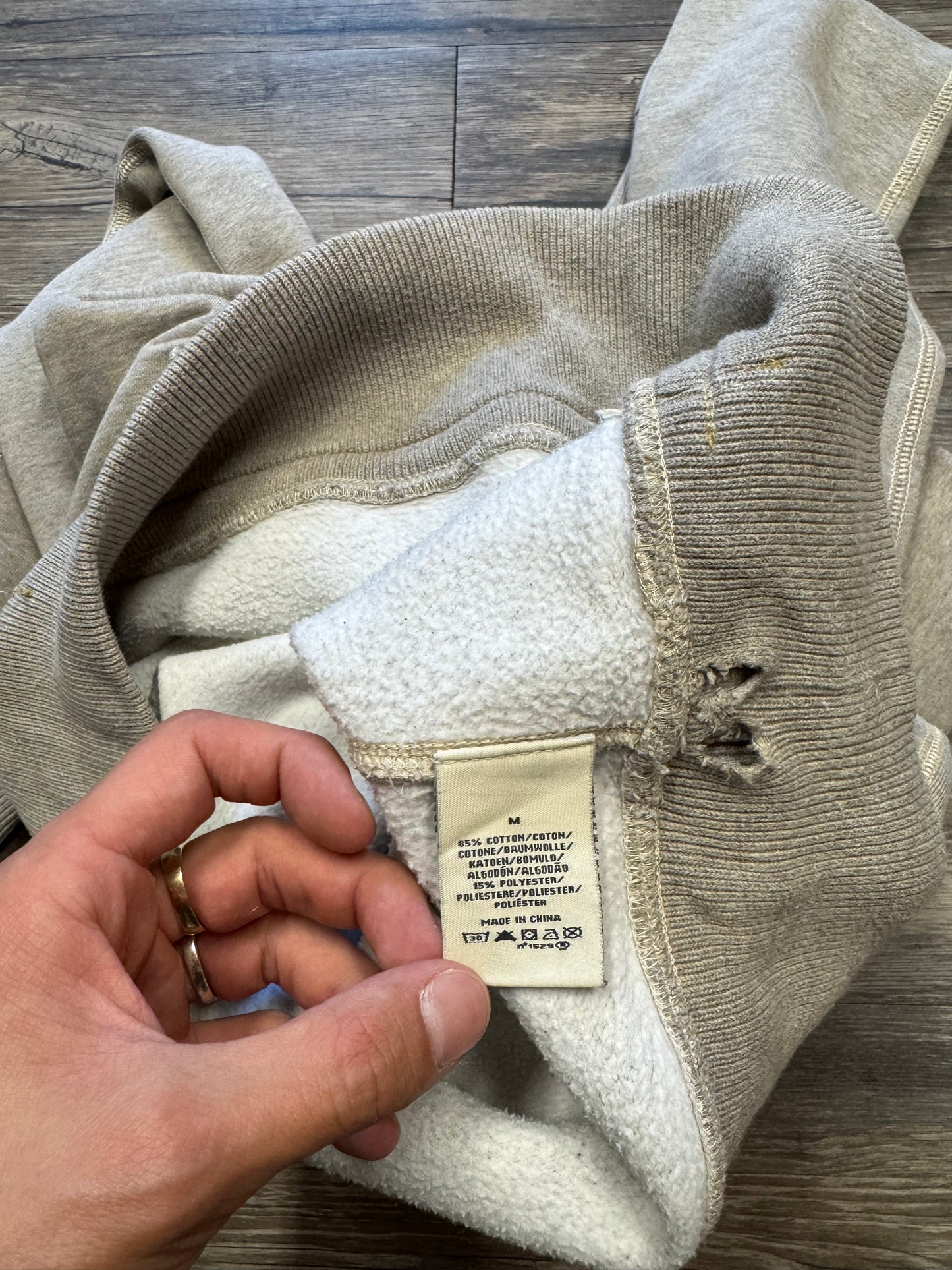 RALPH LAUREN POLO JEANS CO. NYC HEAVY WEIGHT HOODIE (M)