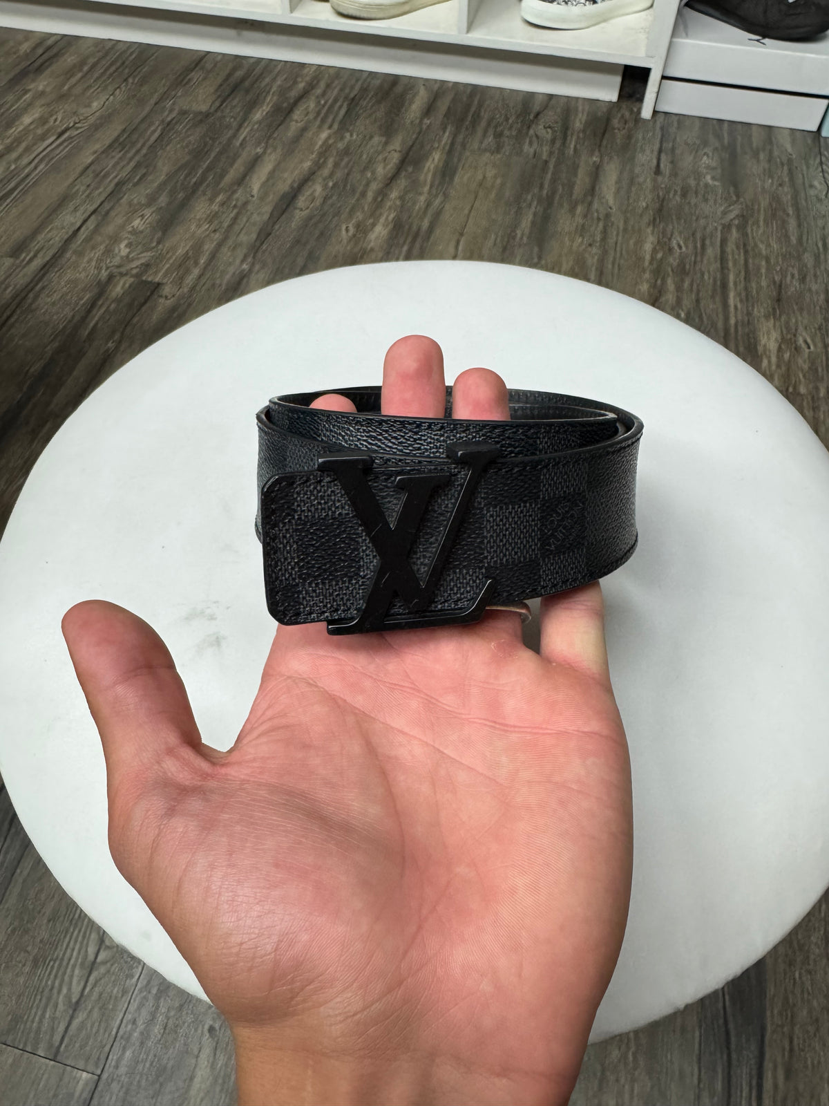 LOUIS VUTTION DAMIER CANVAS BELT (OS)