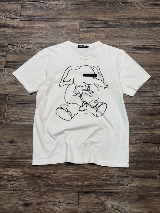 UNDERCOVER CENSORED ELEPHANTS T SHIRT (L)