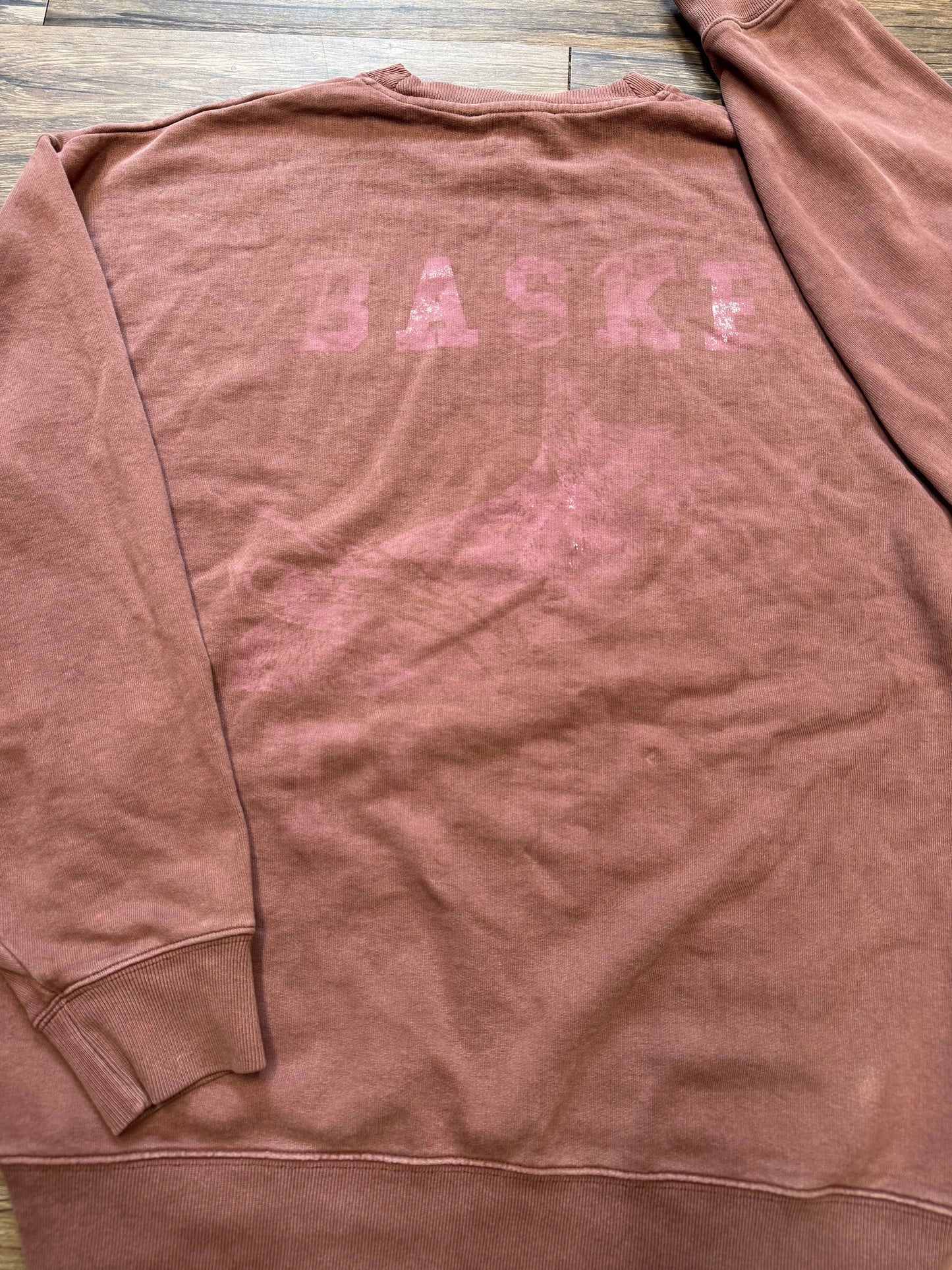 ACNE STUDIOS BASKETCASE SCREEN PRINTED BASIC CREWNECK (XS)
