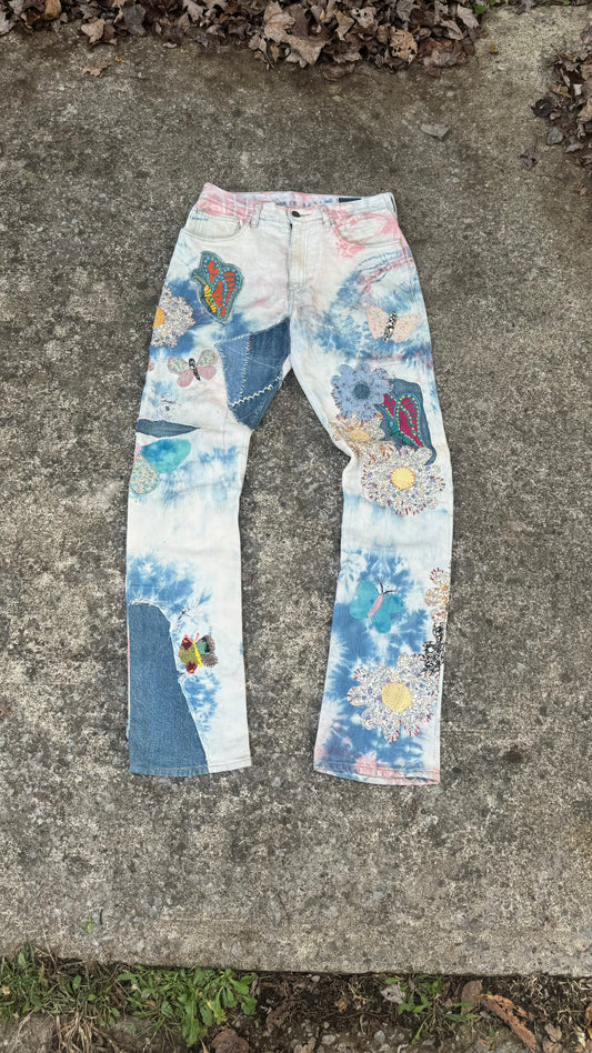 KAPITAL TIE-DYE SELVEDGE DENIM (32)