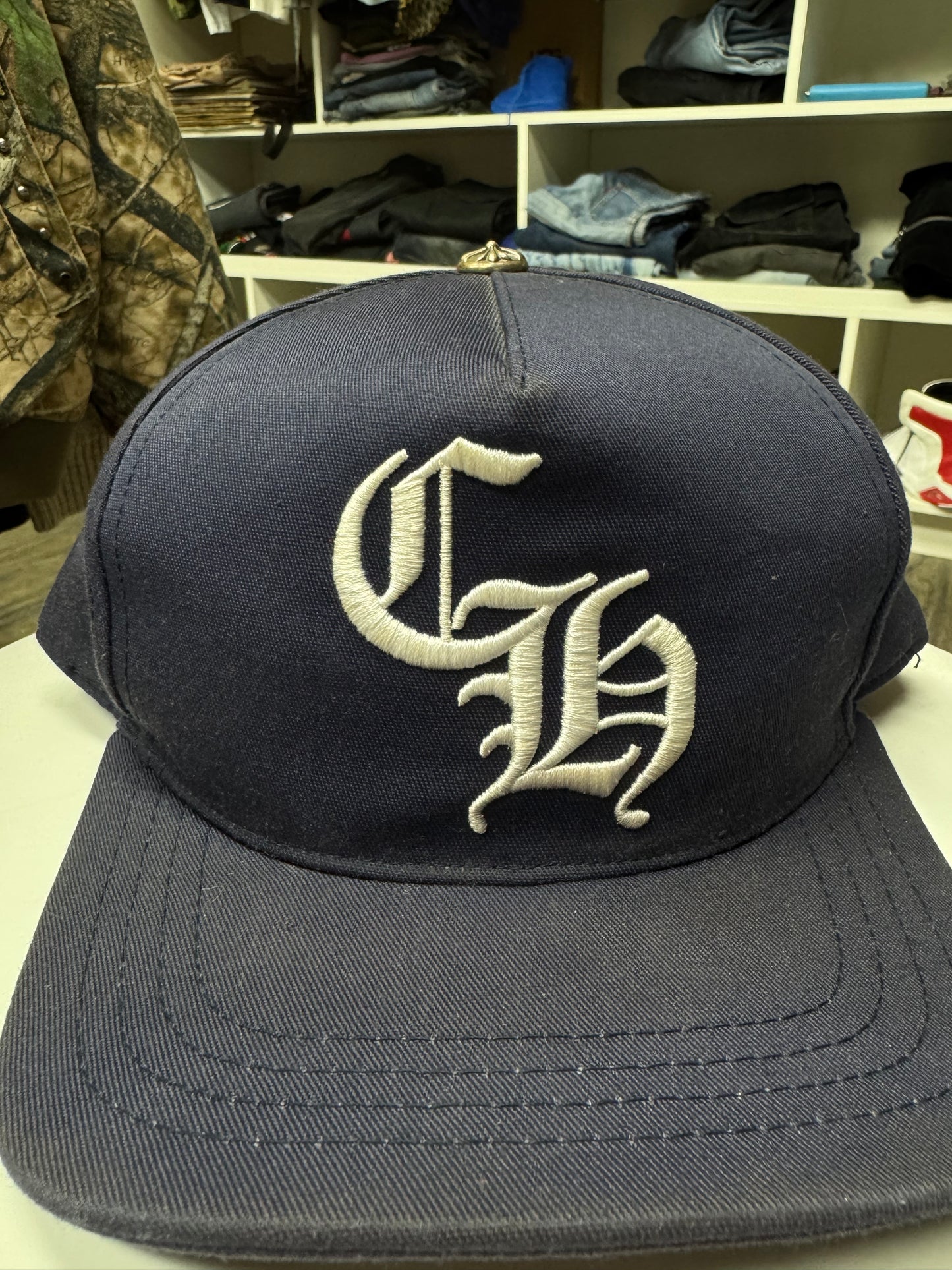 CHROME HEARTS EMBROIDERED ADJUSTABLE CAP