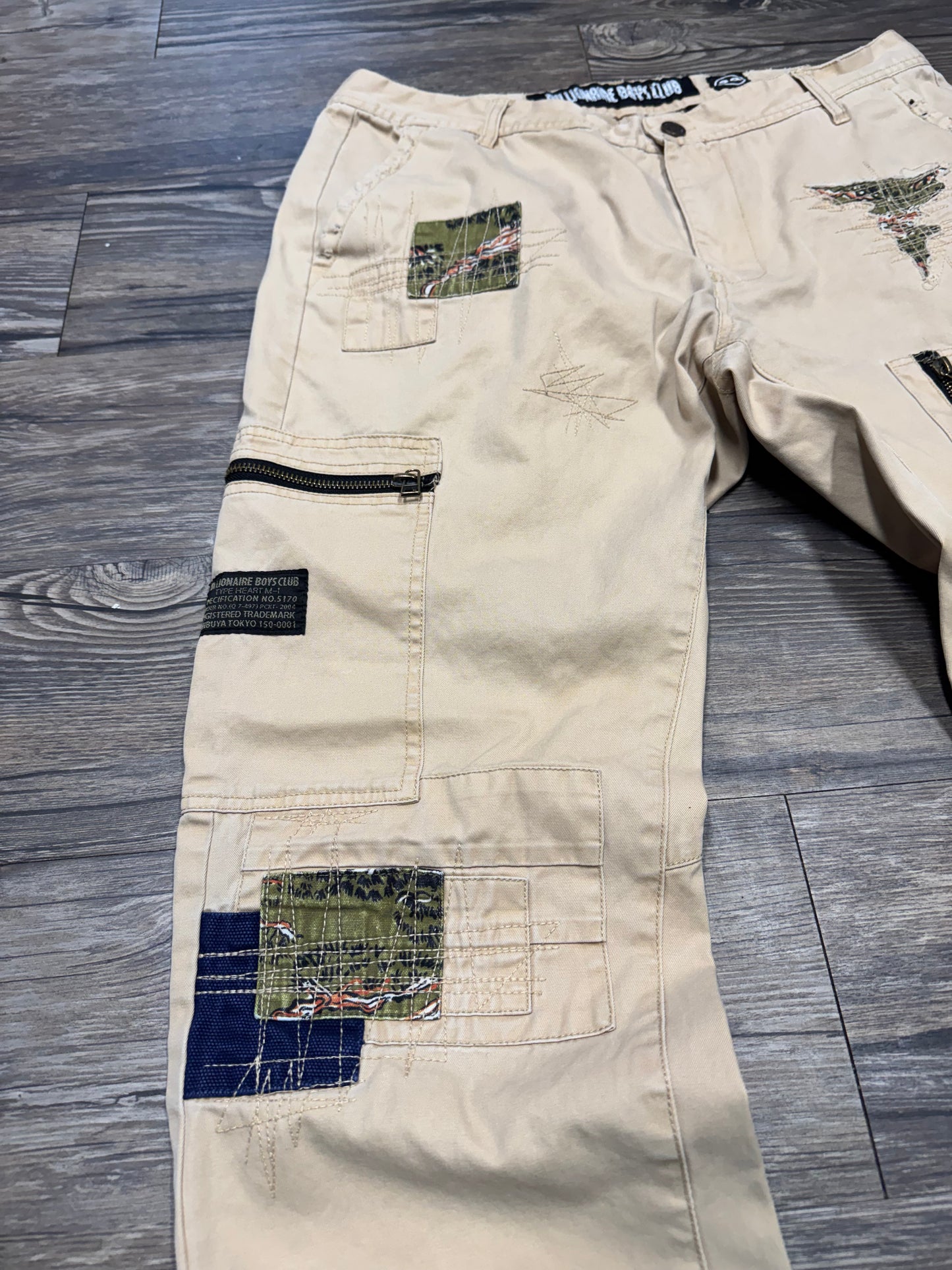 BILLIONAIRE BOYS CLUB PATCHED TECHNICAL PANTS (32)