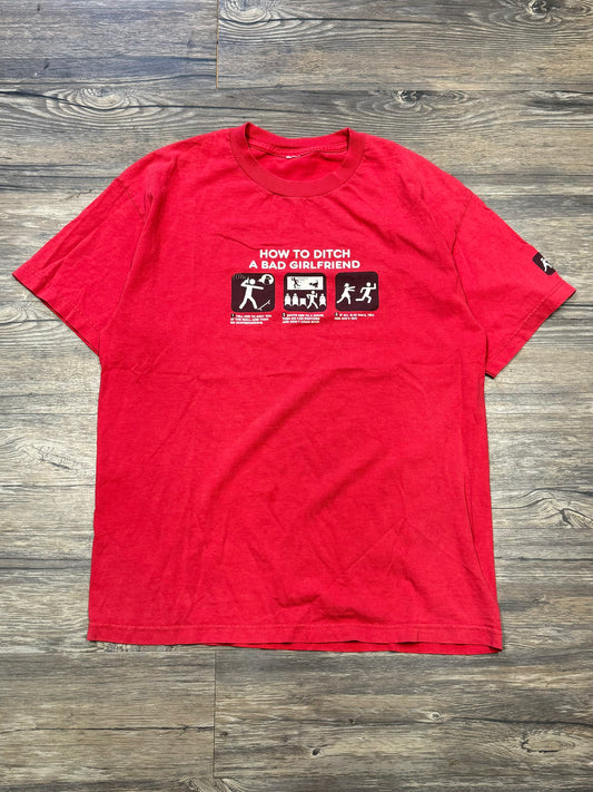 ‘HOW TO DITCH A BAD GF’ TEE (L)