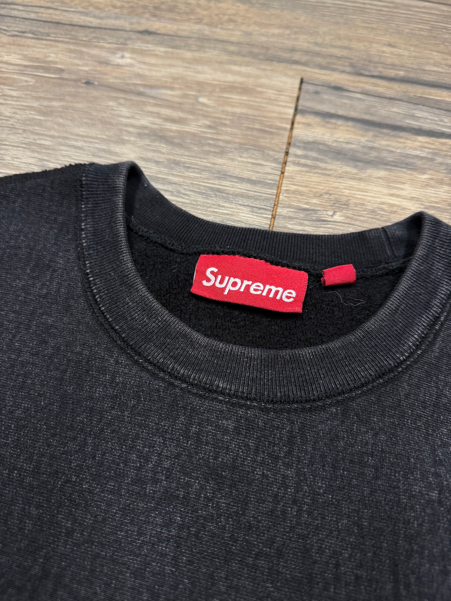 SUPREME BLACK BOX LOGO CREWNECK (S)