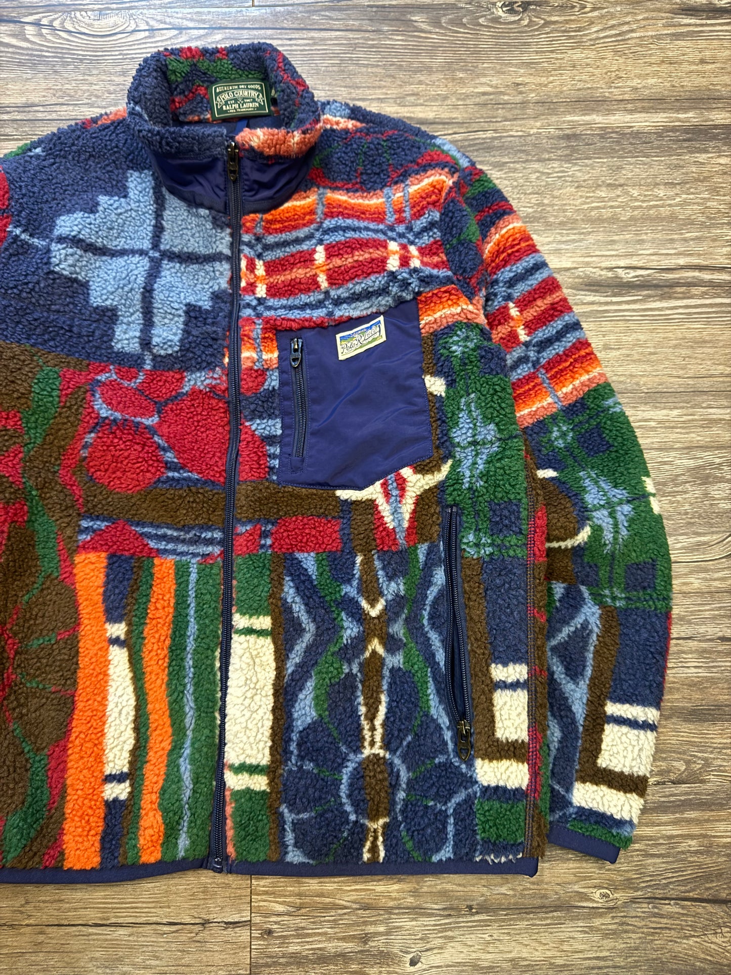 POLO COUNTRY PAINTED FLEECE JACKET (S)