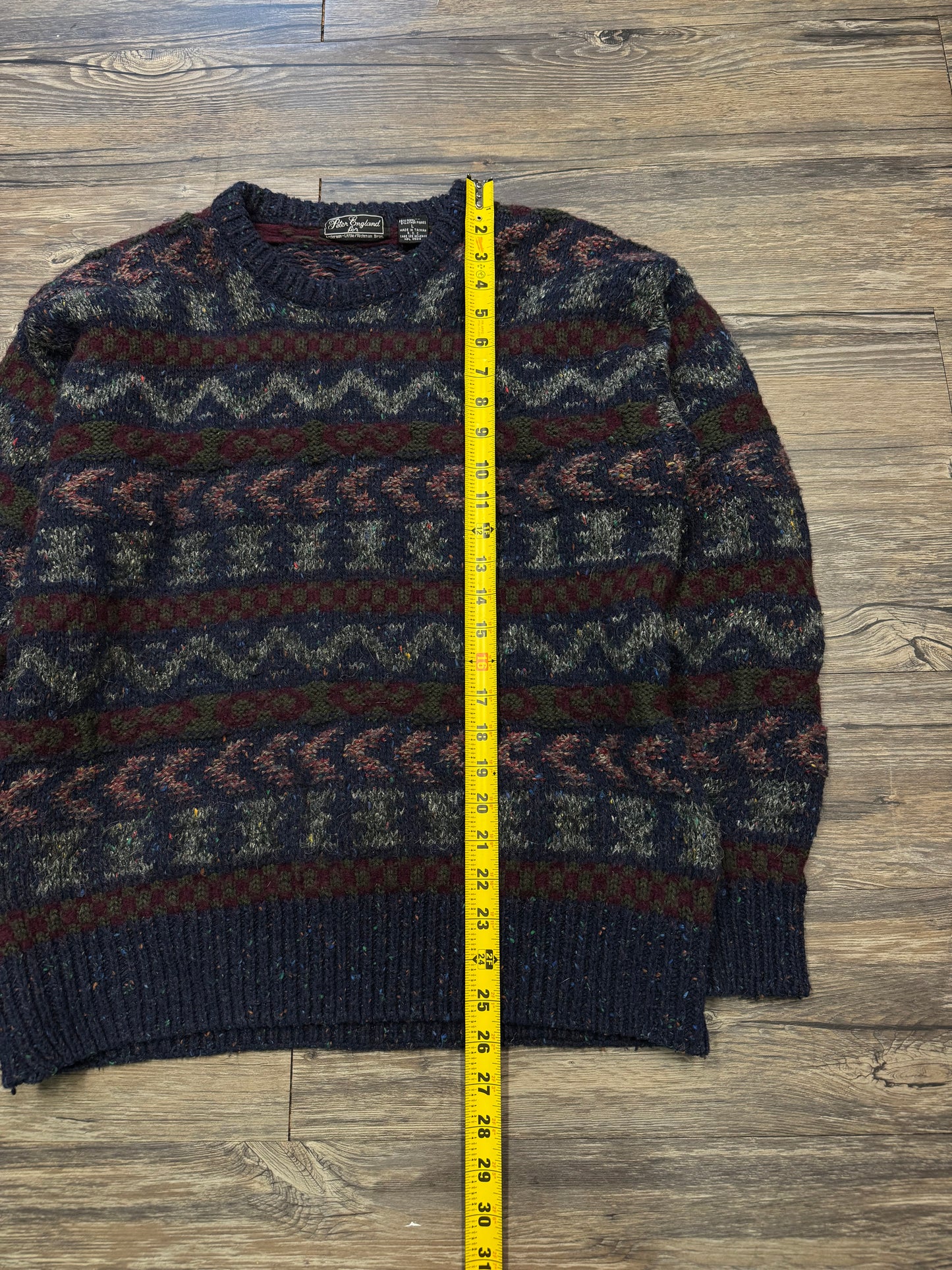 VINTAGE FISHERMAN KNIT SWEATER (L)