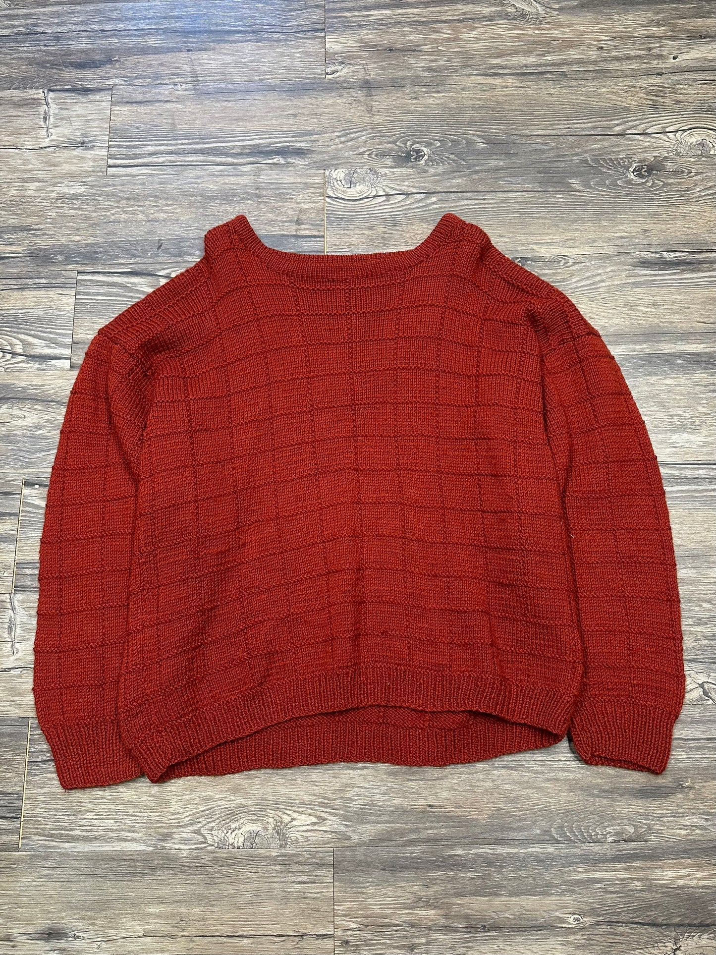 VINTAGE KNIT SWEATER (LARGE/XL)