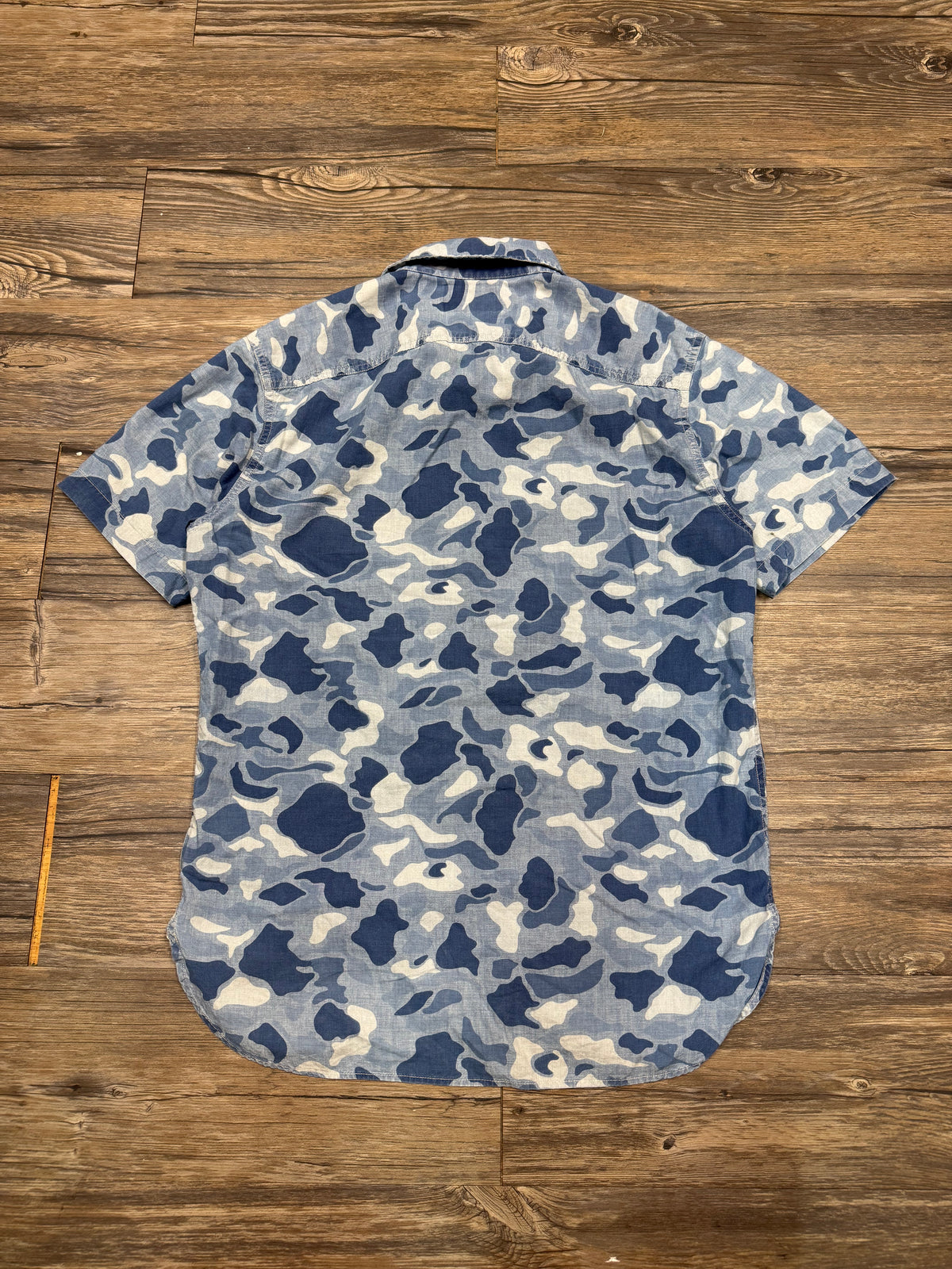 RRL CAMOFLAUGE BUTTON UP SHIRT (S)