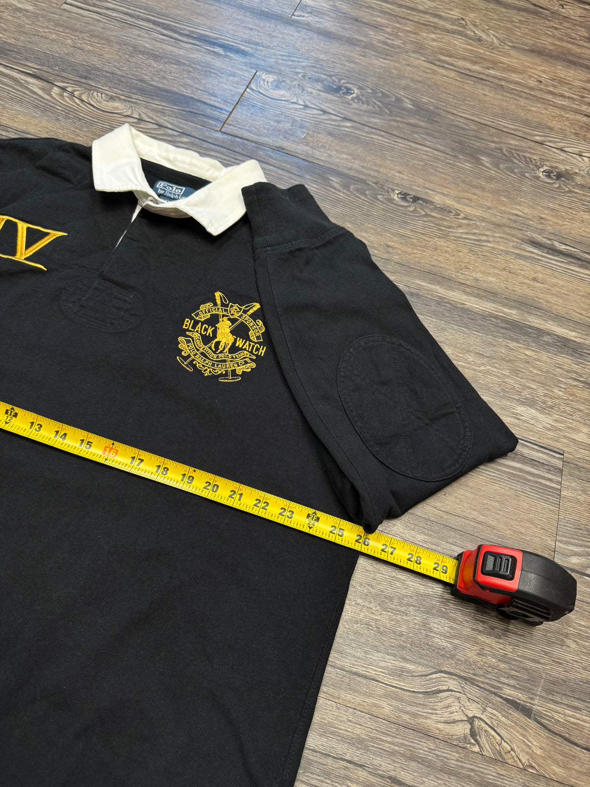 POLO RALPH LAUREN BLACKWATCH RUBGY POLO (XXL)