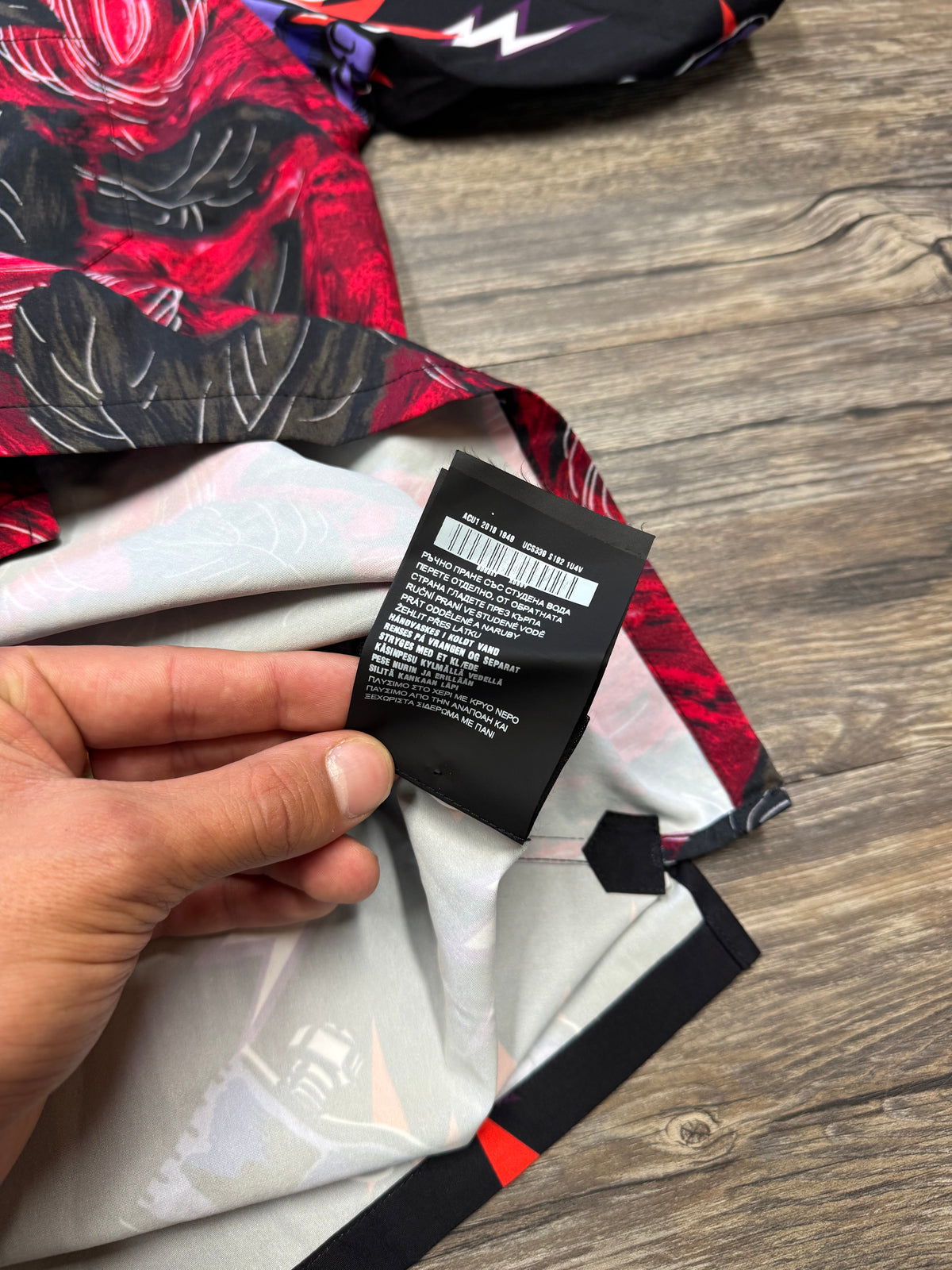 FRANKENSTEIN X PRADA HAWAIIAN STYLE BUTTON UP (M)
