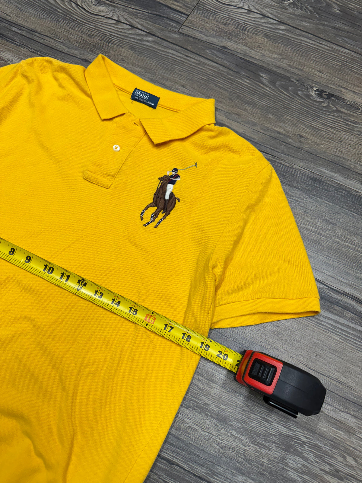 POLO RALPH LAUREN
BIG PONY YELLOW POLO (L)