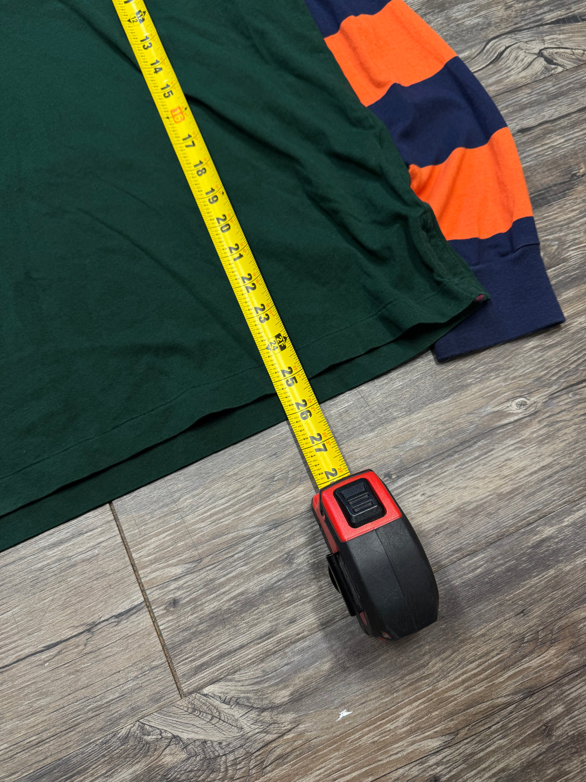 POLO RALPH LAUREN BLEECKER CUP LIGHTWEIGHT RUGBY STRIPED HOODIE (L)