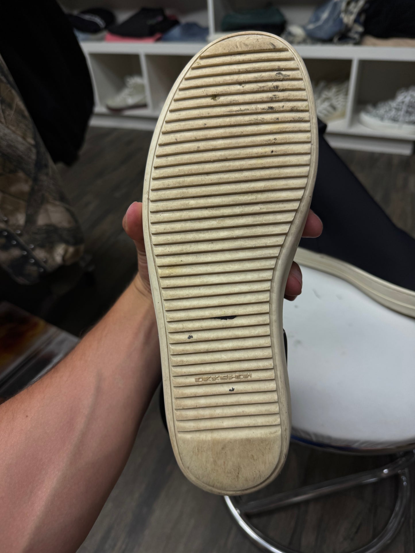 RICK OWENS DRKSHDW SCUBA SOCK RAMONES (10.5)