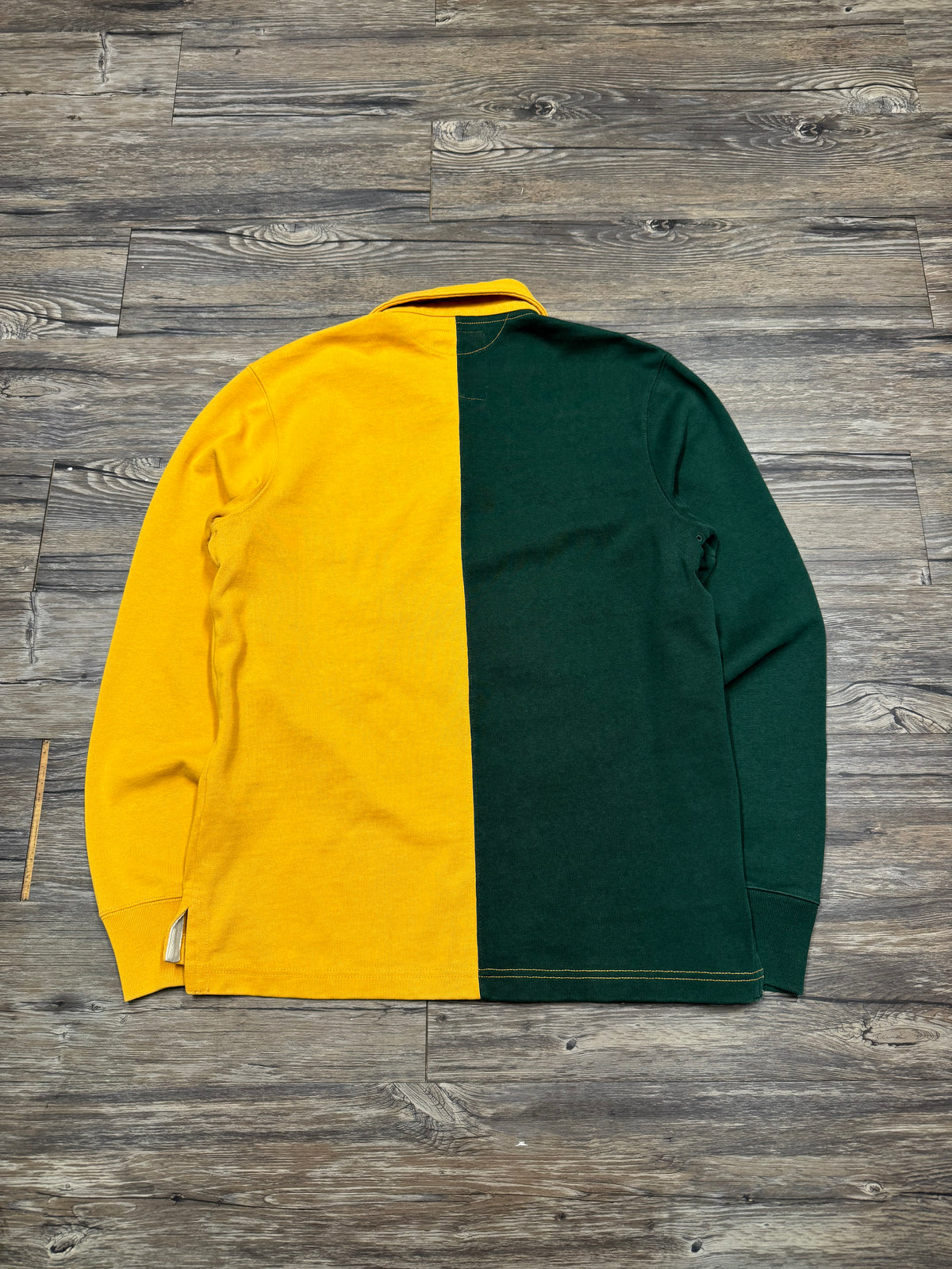 POLO RALPH LAUREN RUGBY LINE LION COLORBLOCK CREST LONGSLEEVE (M)