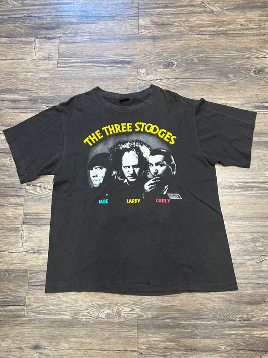 90’s THREE STOOGES GRAPHIC T-SHIRT (XL)