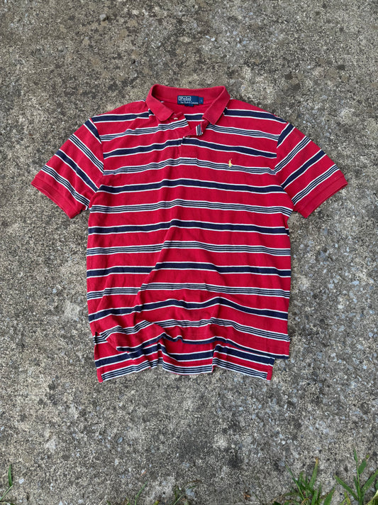 RALPH LAUREN STRIPED POLO (L)