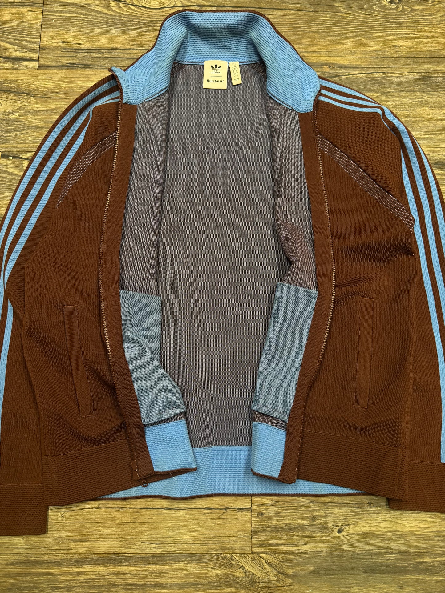 WALES BONNER MULTI COLOR ZIP-UP TRACK JACKET (LARGE)