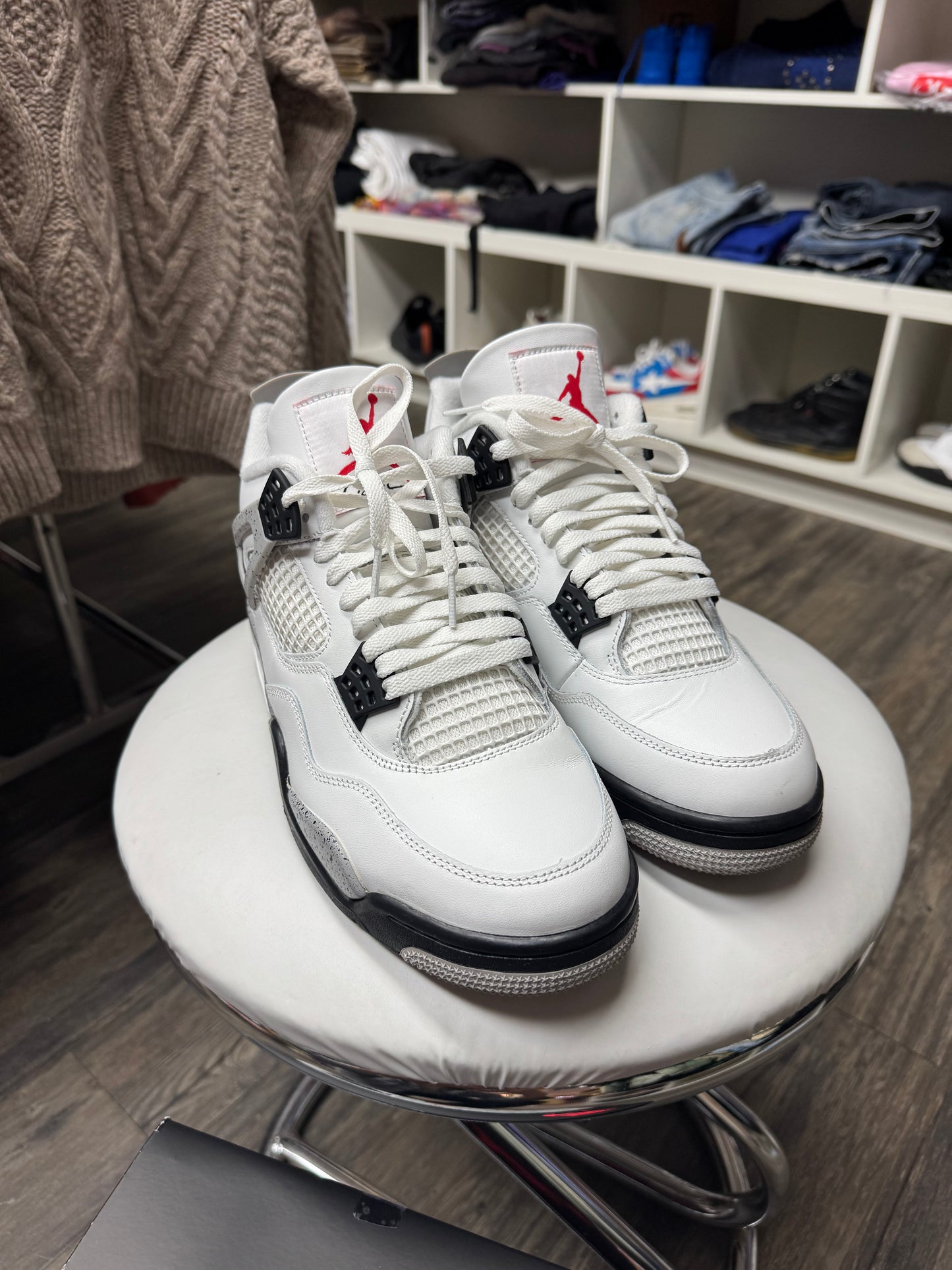 JORDAN 4 RETRO WHITE CEMENT (10)