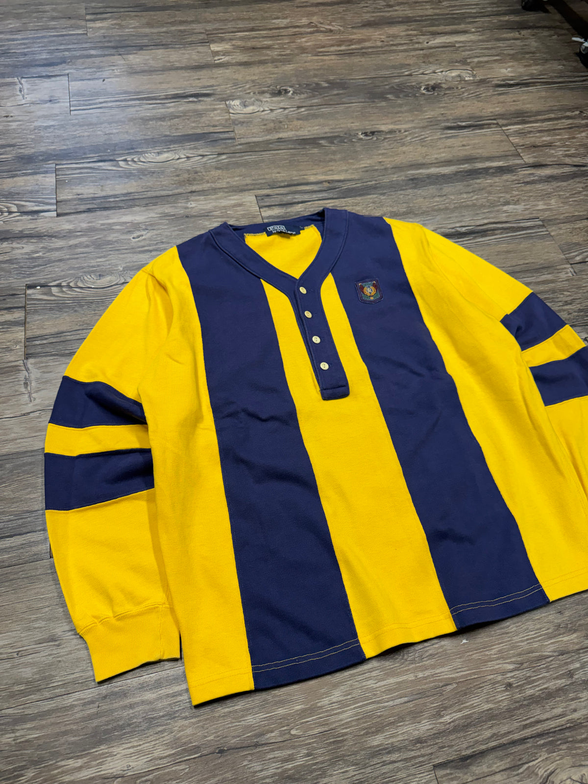 POLO RALPH LAUREN RUGBY HENLY SWEATER (L)