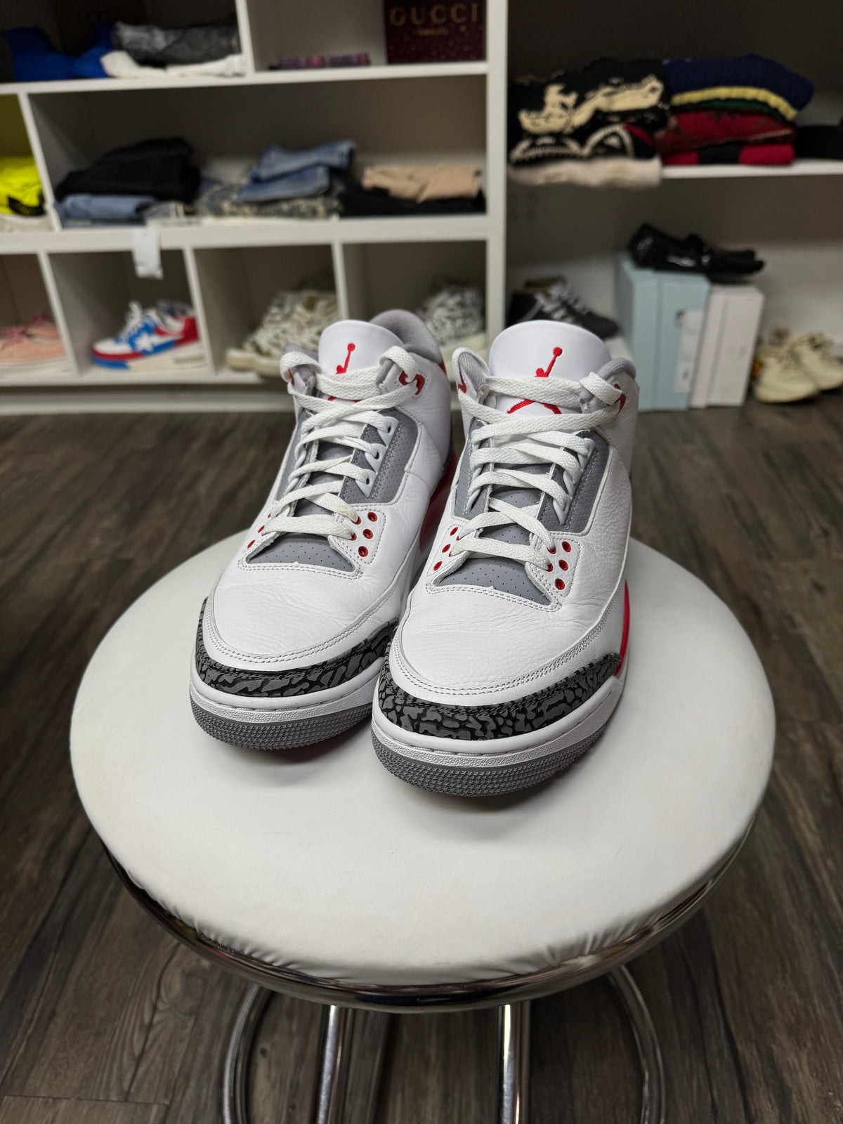 NIKE AIR JORDAN 3 RETRO ‘FIRE RED’ (10.5)