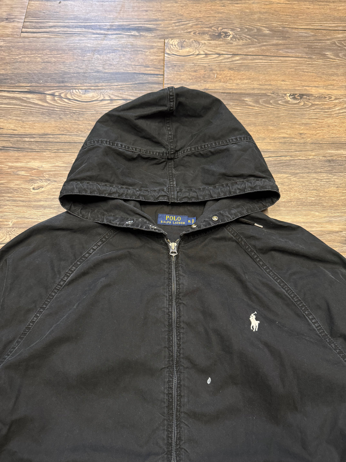POLO RALPH LAUREN SWIMWEAR  SMALL PONY CANVAS JACKET (XL)