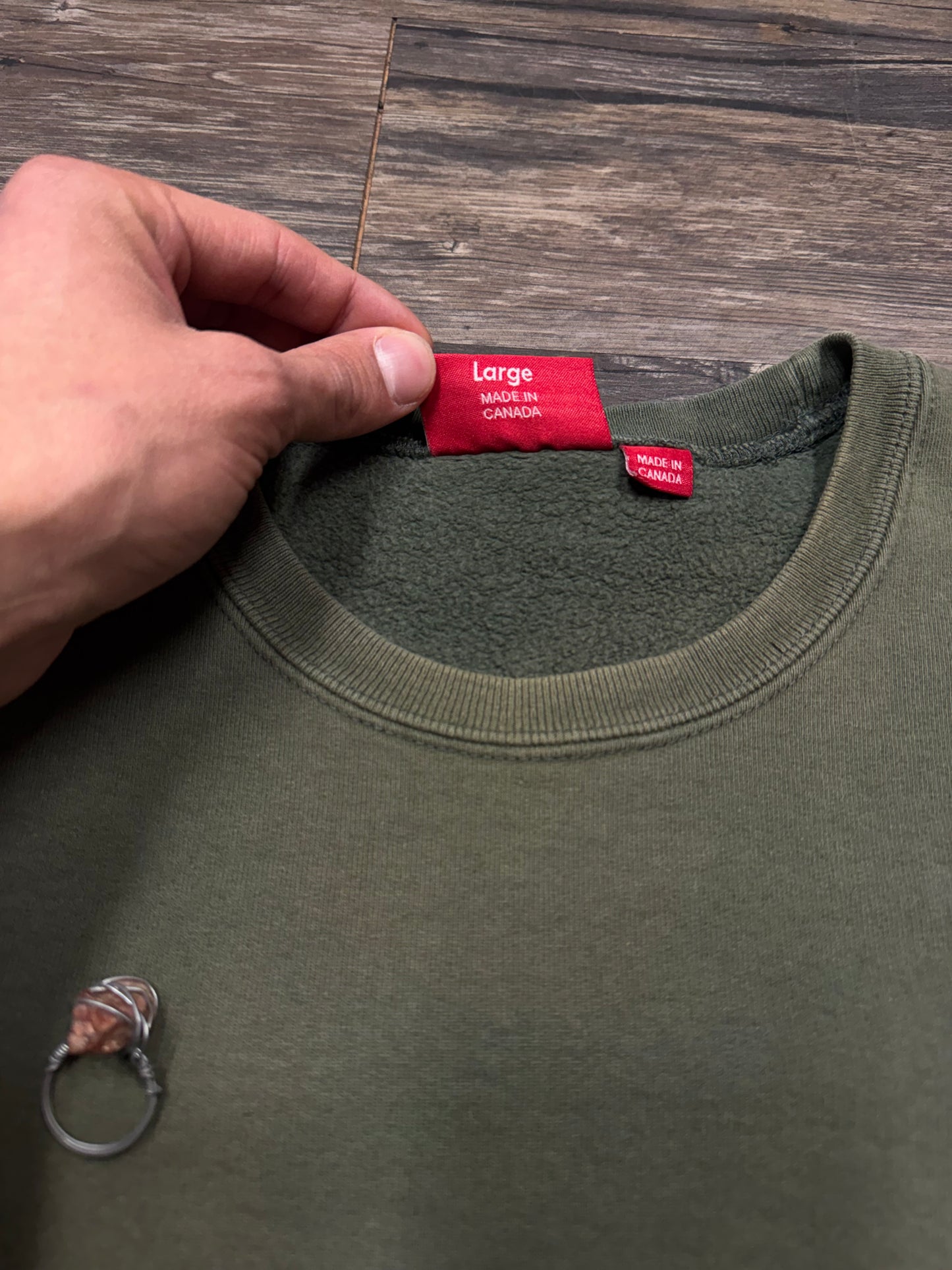 SUPREME F*CK THE REST FADED CREWNECK (RARE COLOR) (LARGE)