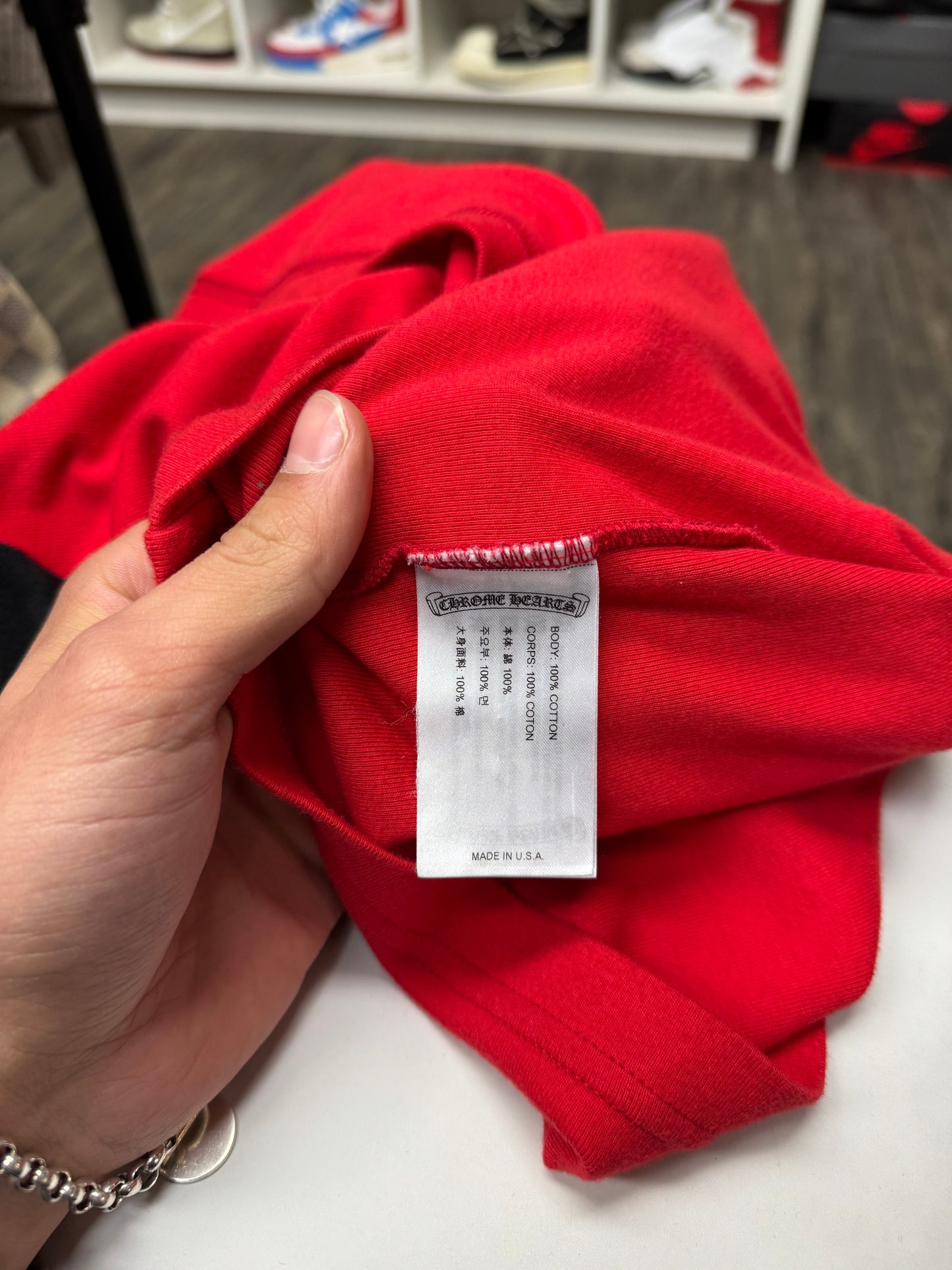 CHROME HEARTS AOP BASEBALL LONGSLEEVE (L)