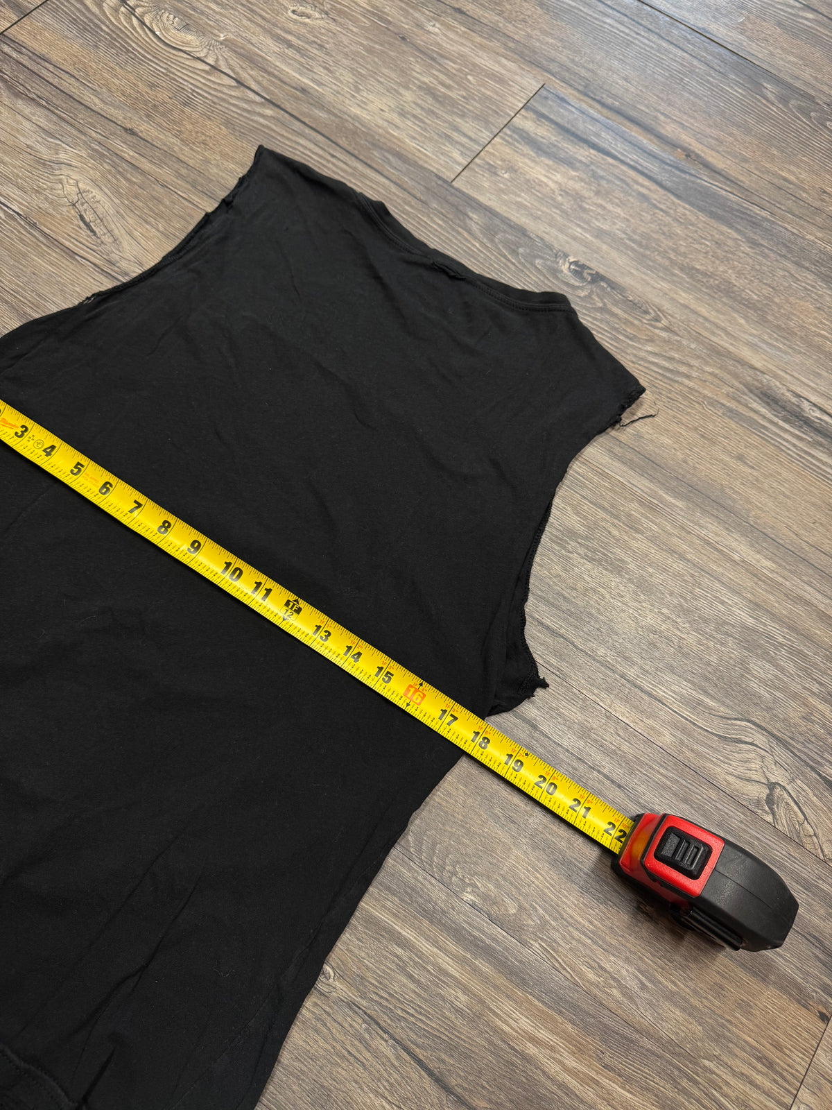 MISFITS VINTAGE BLACK CUT OFF T-SHIRT (M)