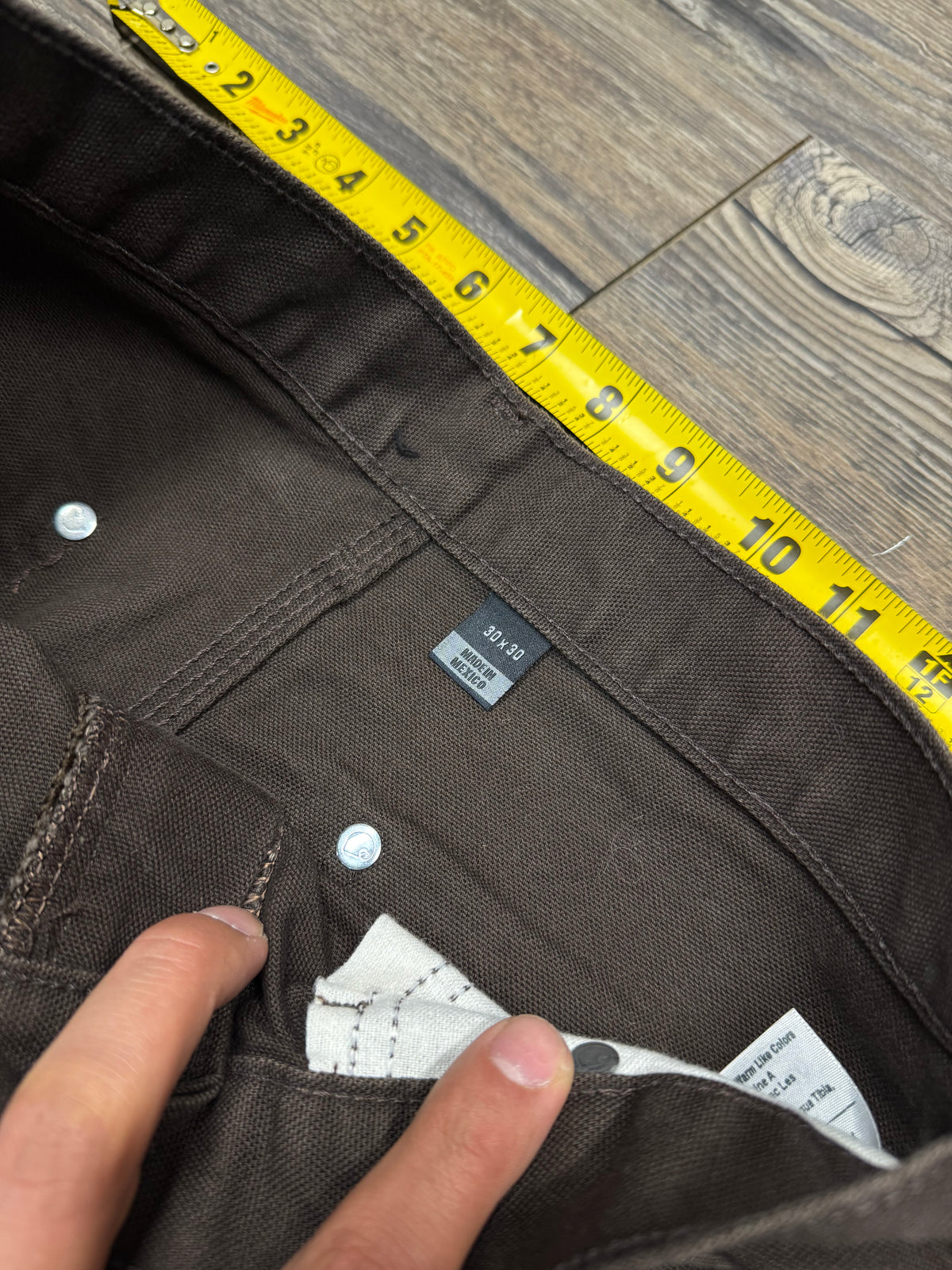 CARHARTT DOUBLE KNEE CARPENTER JEANS (30)
