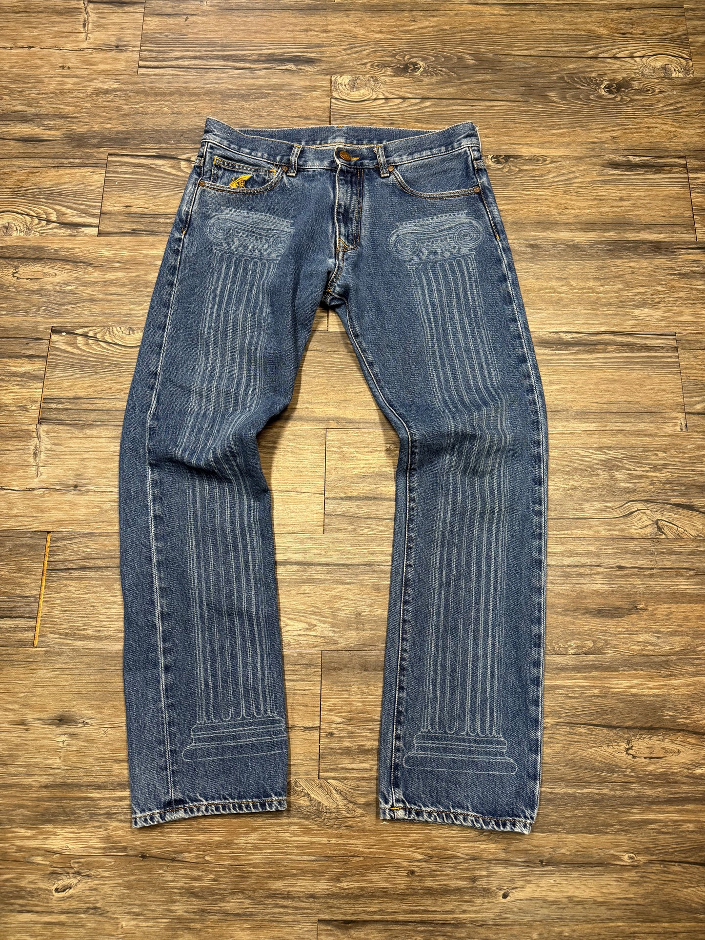 VIVIENNE WESTWOOD COLUMN DENIM JEANS (32)