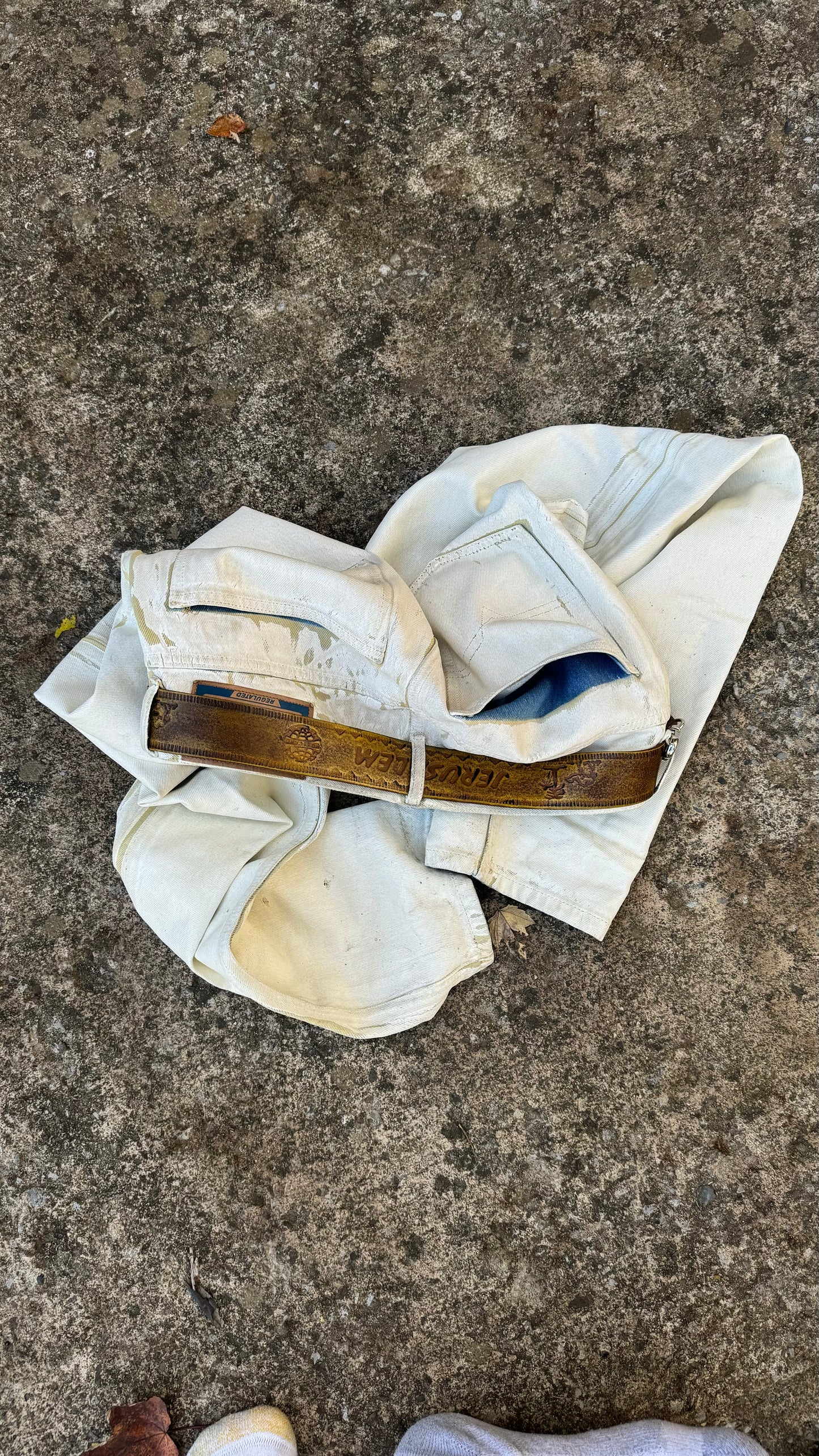 DIESEL PAINTED PANTS (32x34)
