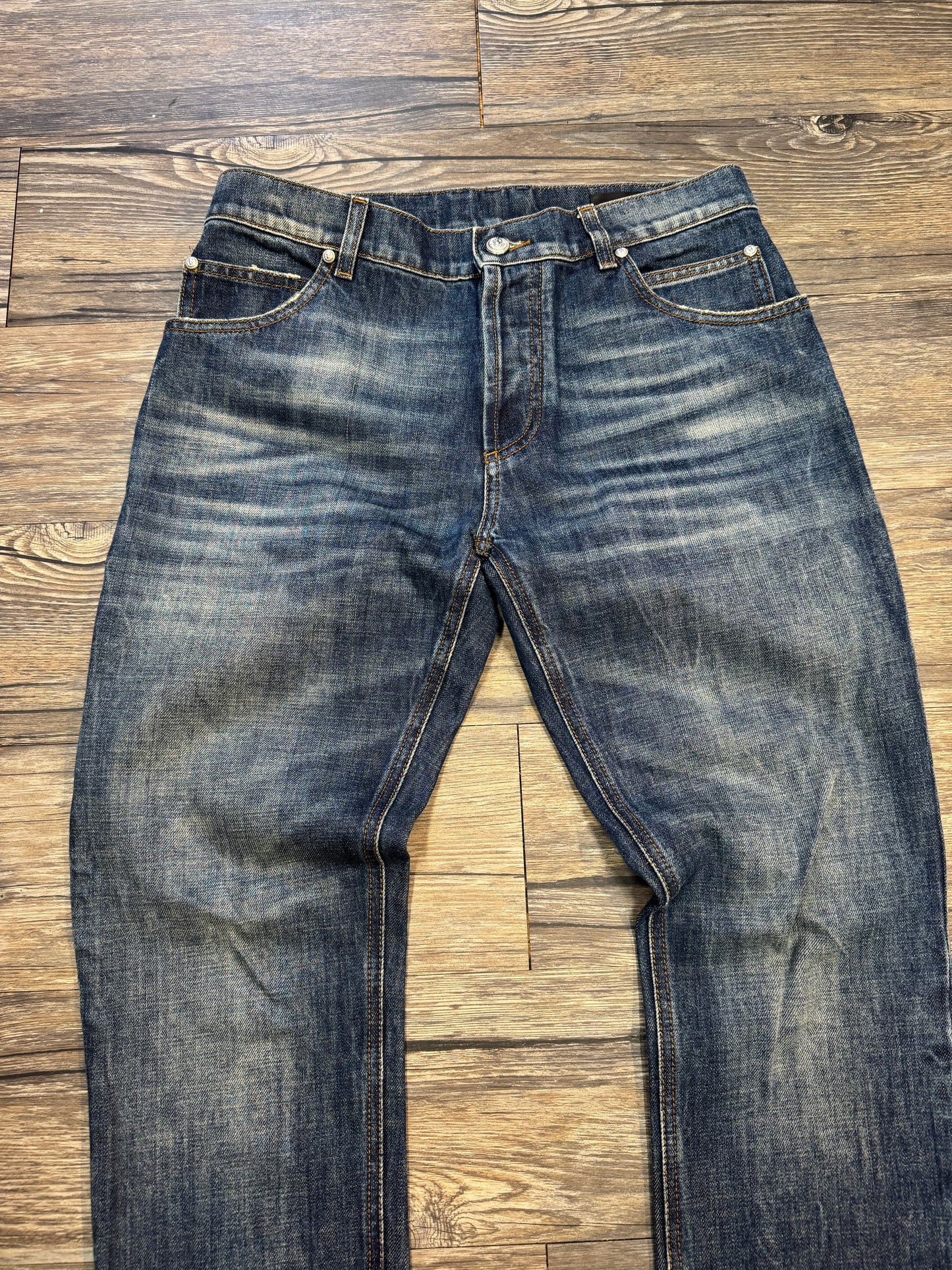 BALMAIN FADED SKINNY JEANS (30)