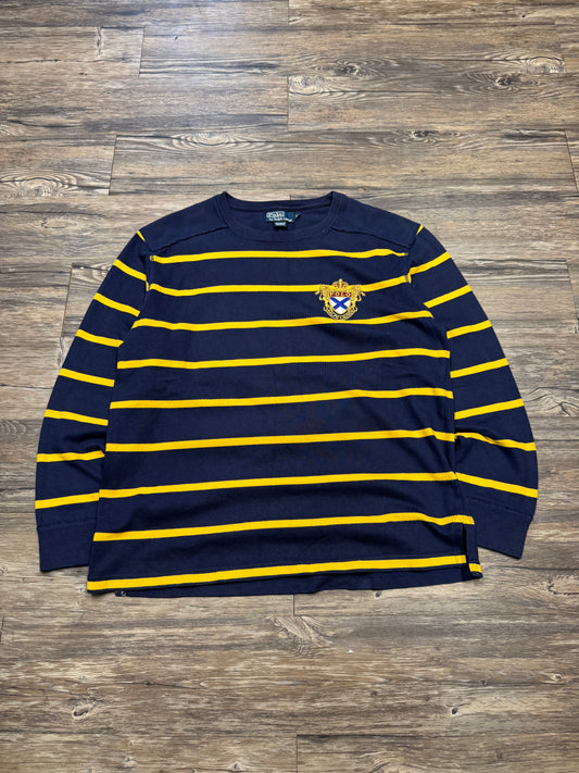 POLO RALPH LAUREN RUGBY SWEATER (XL)