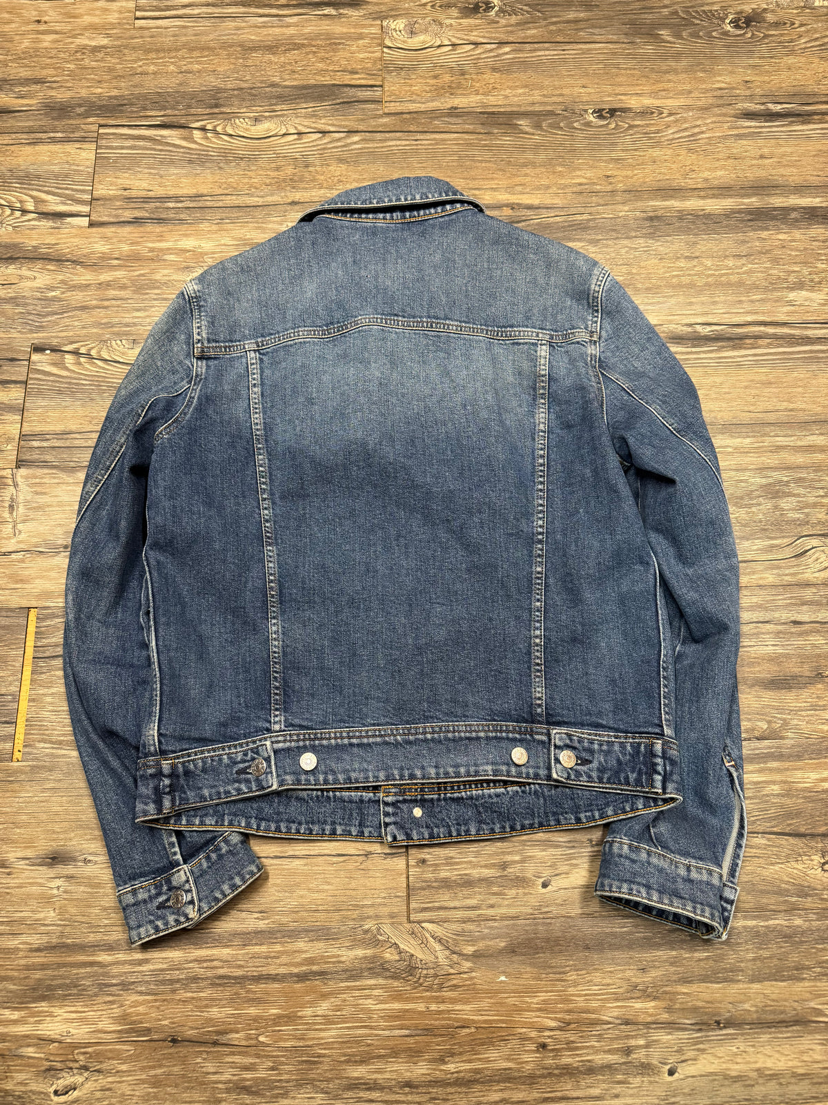 ACNE STUDIOS BLUE DENIM TRUCKER JACKET (50)