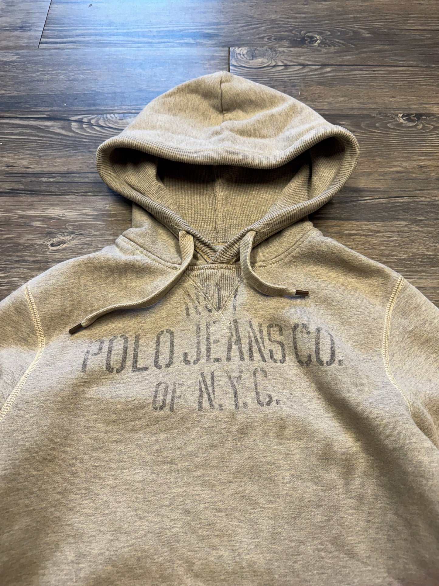 RALPH LAUREN POLO JEANS CO. NYC HEAVY WEIGHT HOODIE (M)