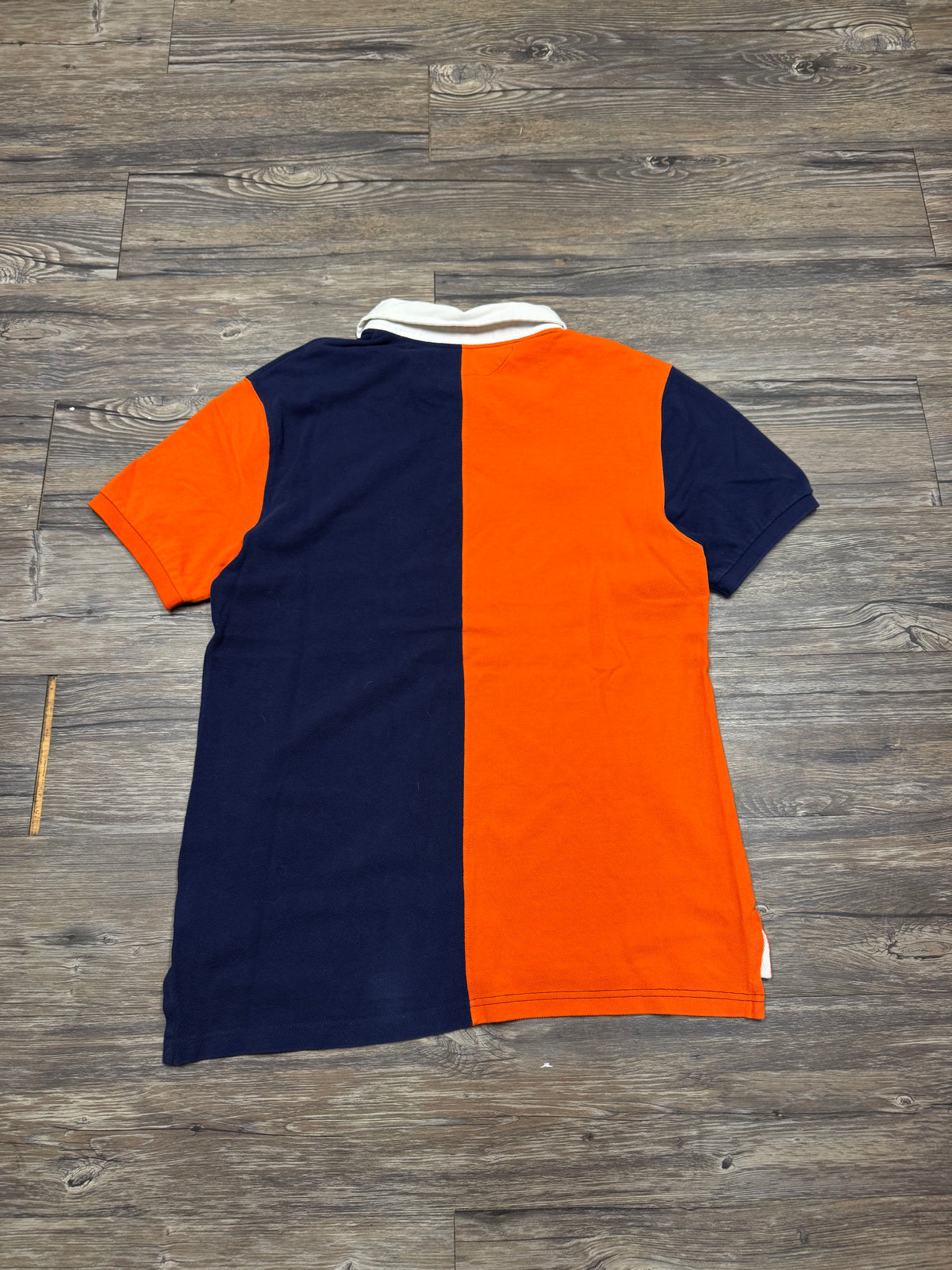 POLO RALPH LAUREN COLOR BLOCK BIG PONY POLO SHIRT (M)