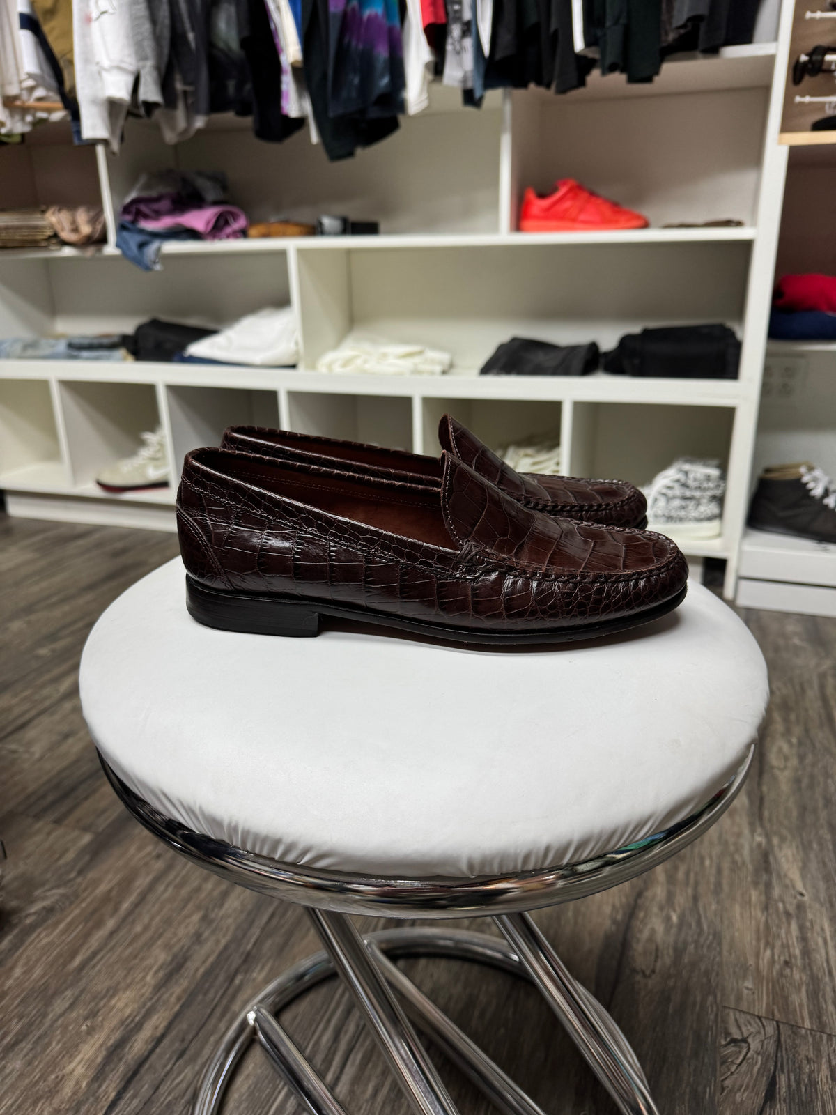 VTG RALPH LAUREN ALLIGATOR LOAFERS (8.5)