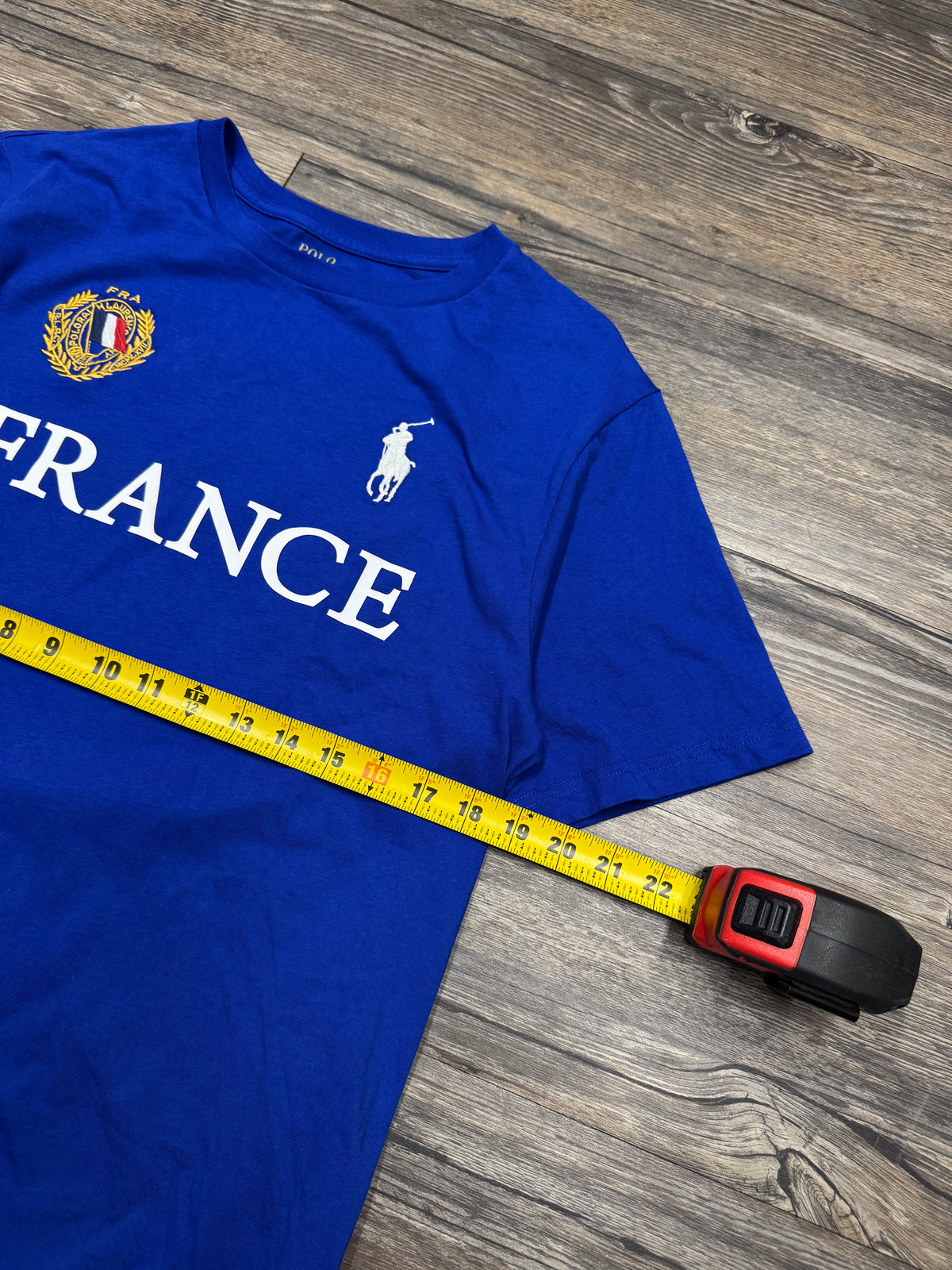 POLO RALPH LAUREN FRANCE BIG PONY T-SHIRT (M)