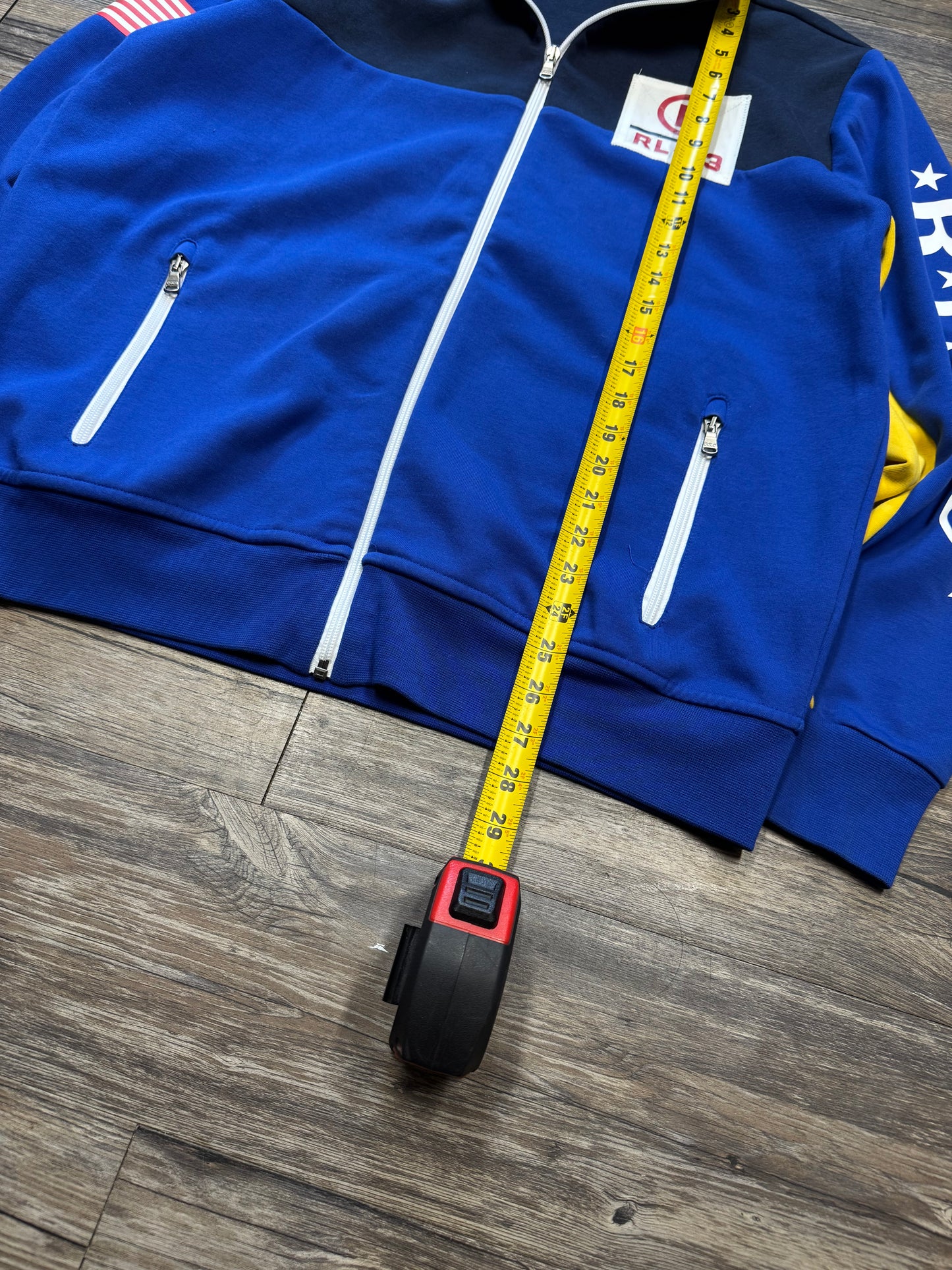 POLO RALPH LAUREN CP-93 DOUBLE KNIT TRACK JACKET (L)