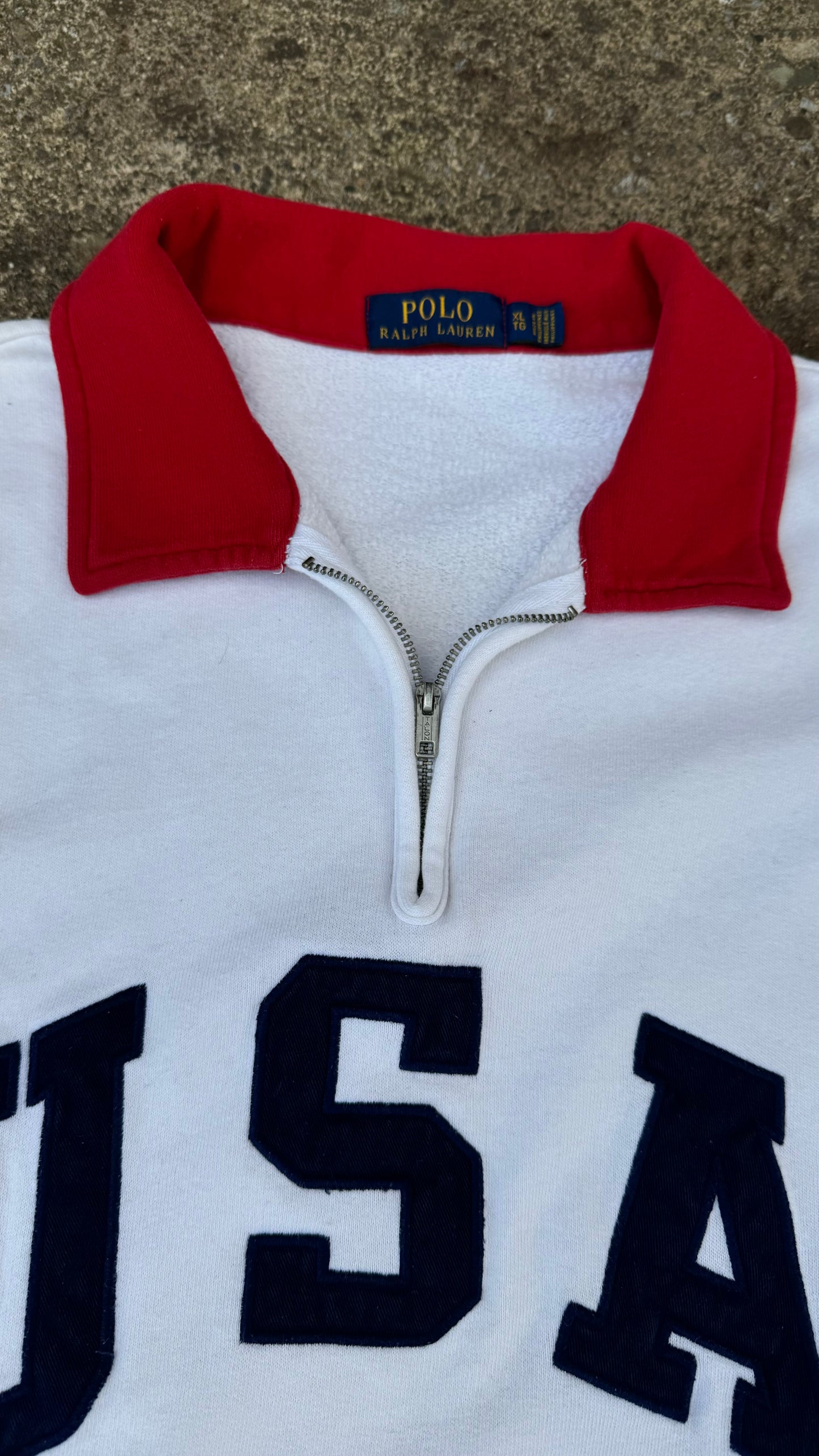 POLO RALPH LAUREN USA QUARTERZIP (L)