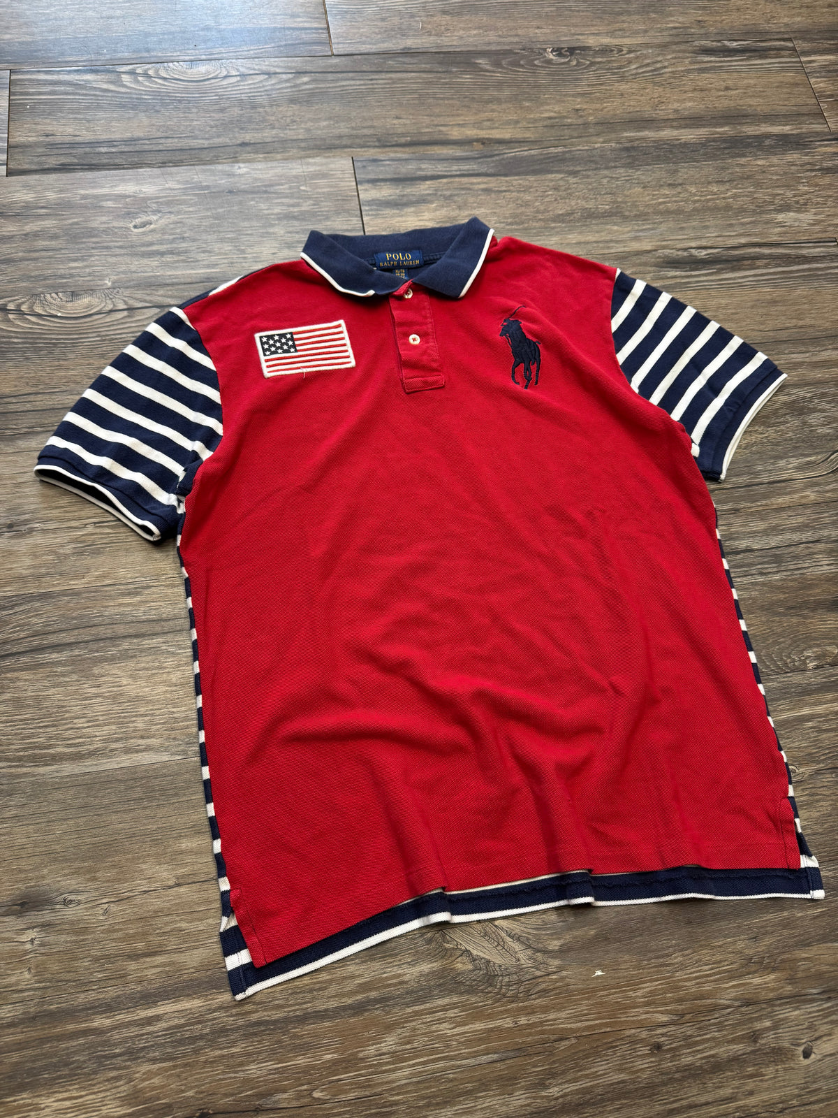 POLO RALPH LAUREN USA STRIPED BIG PONY (S)