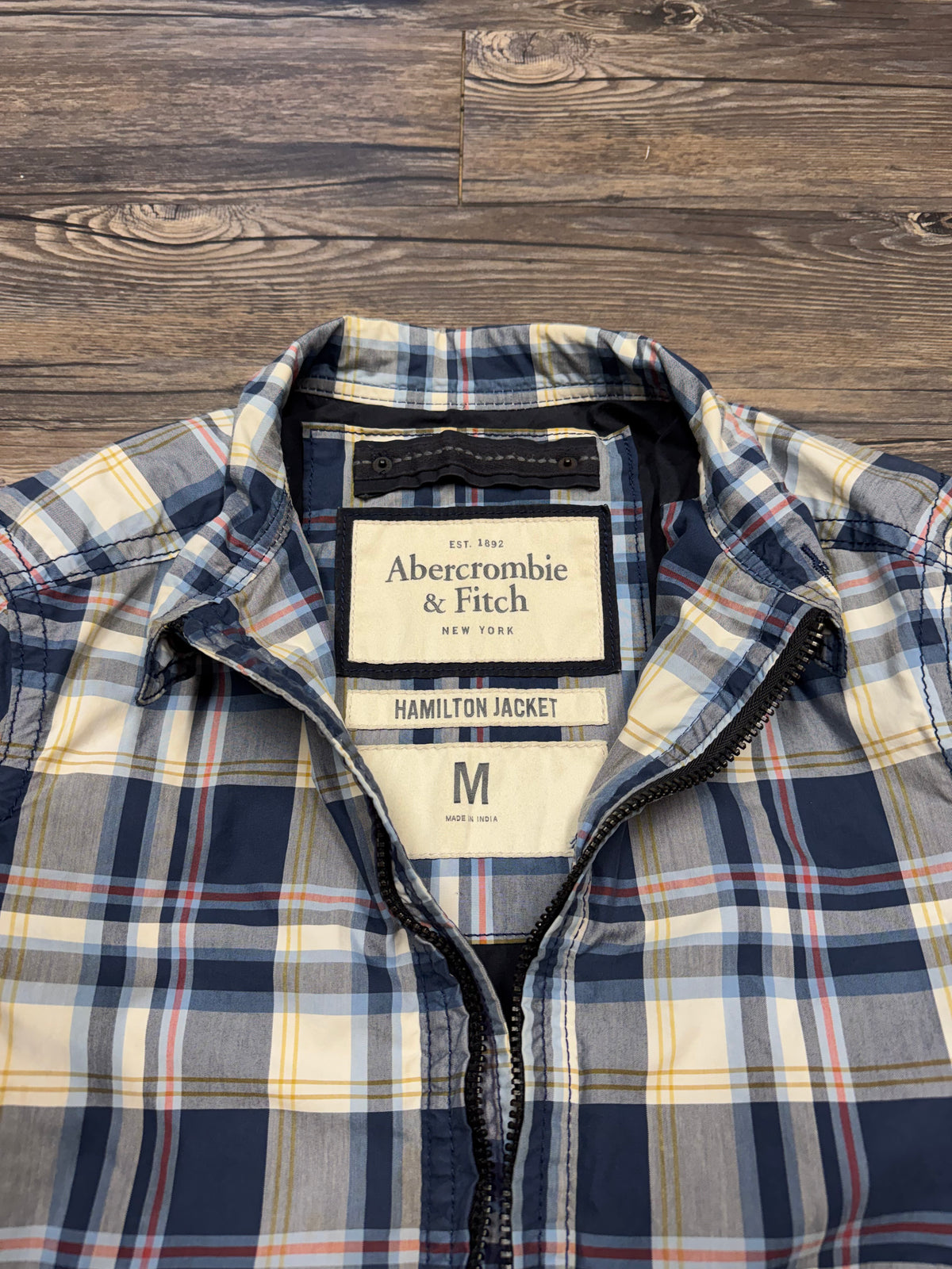 ABERCROMBIE & FITCH HAMILTON PLAID JACKET (M)